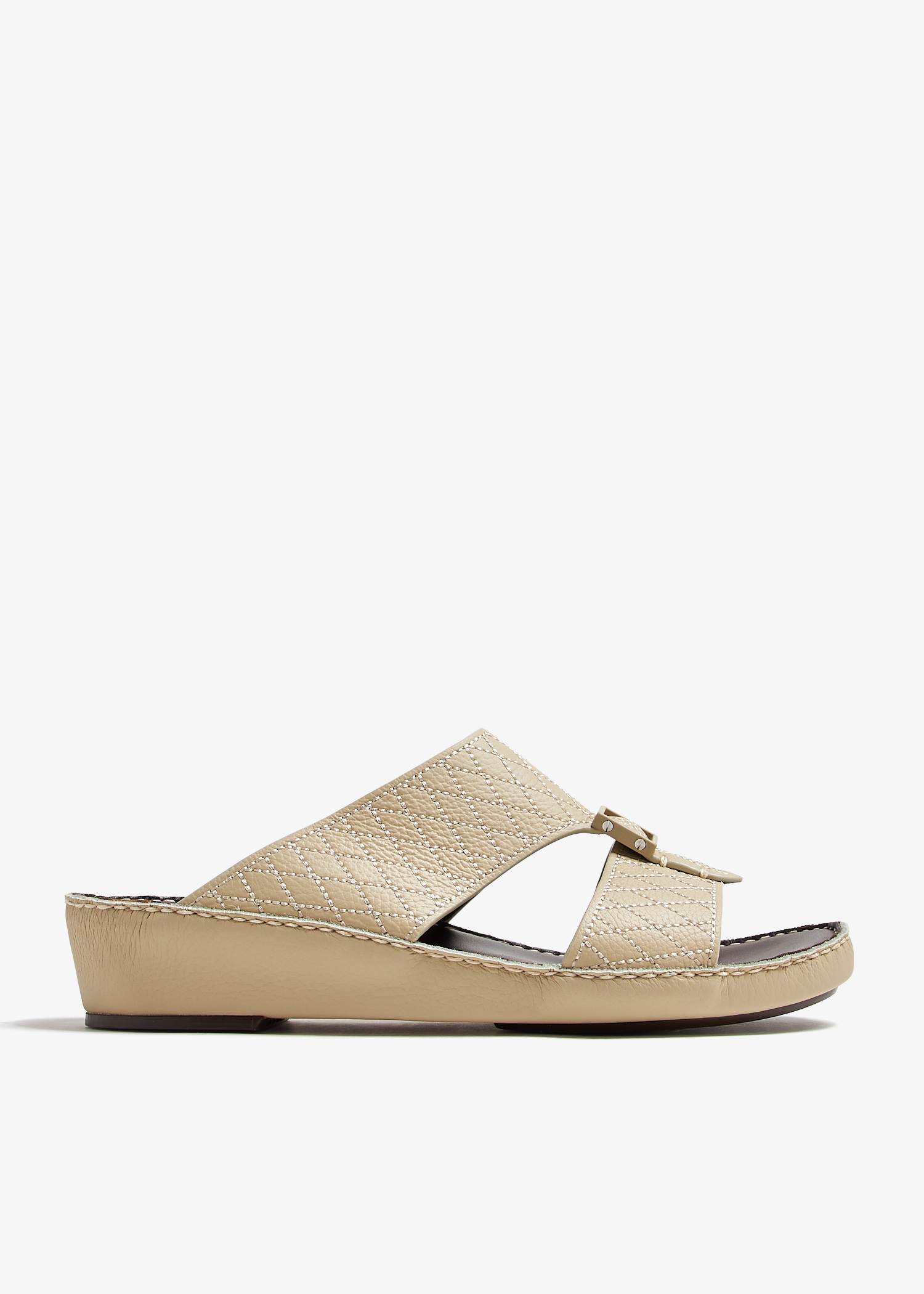 

Quadratura Rombi sandals, Beige