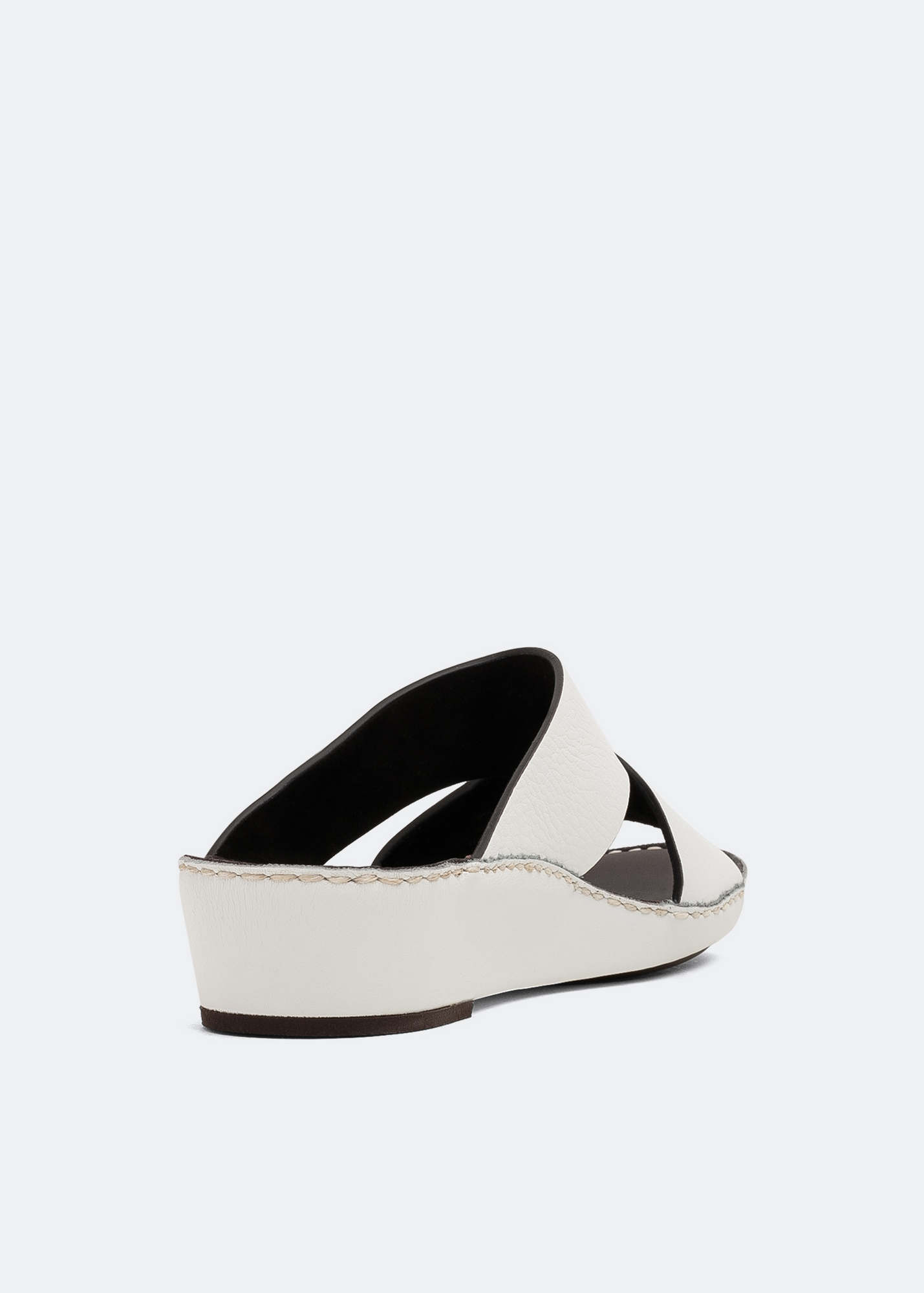 

Piega sandals, White