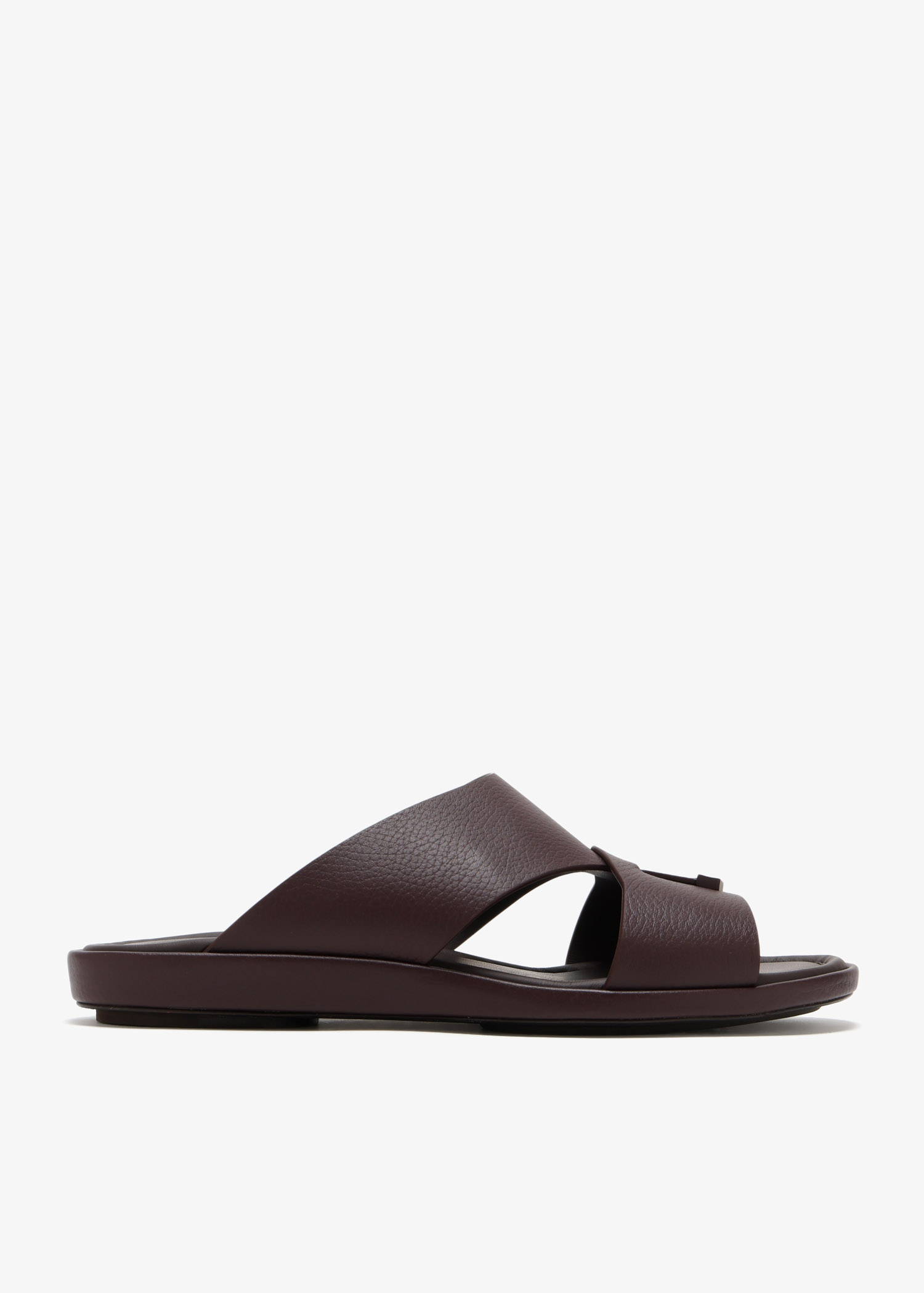 

Prestige Piega deercalf sandals, Brown