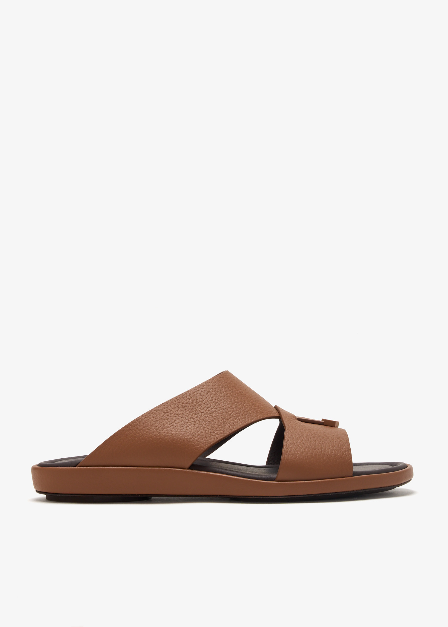 

Prestige Piega Deercalf sandals, Brown