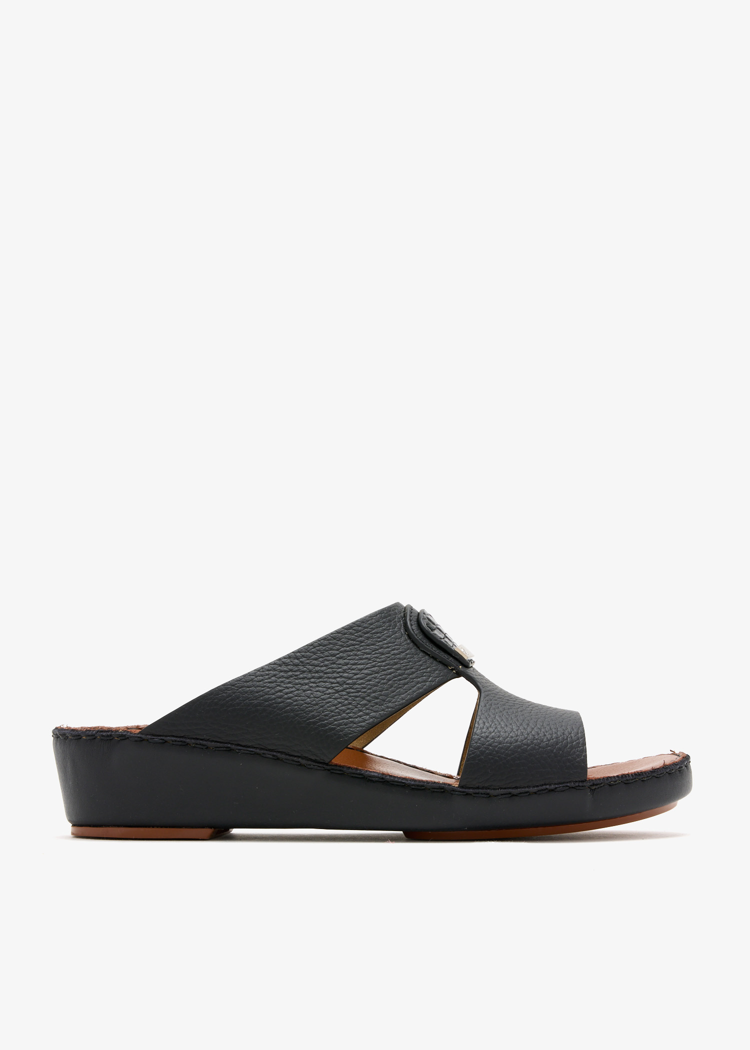 

Peninsula Marca Deercalf sandals, Black