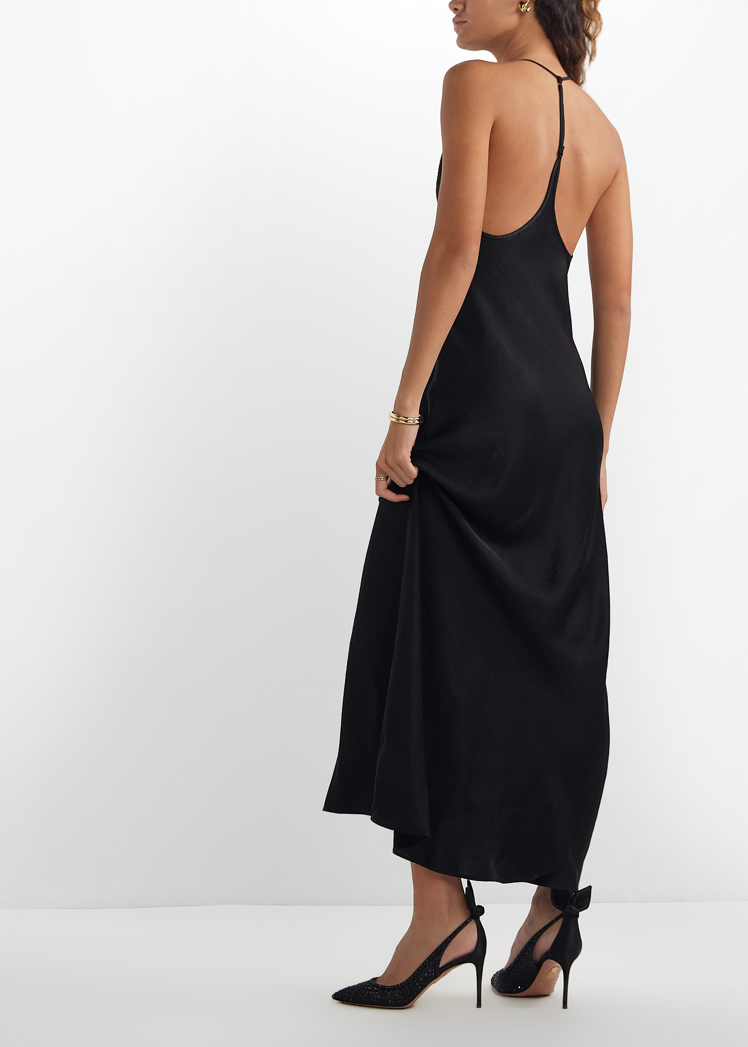 

Bow Tie Crystal 85 pumps, Black