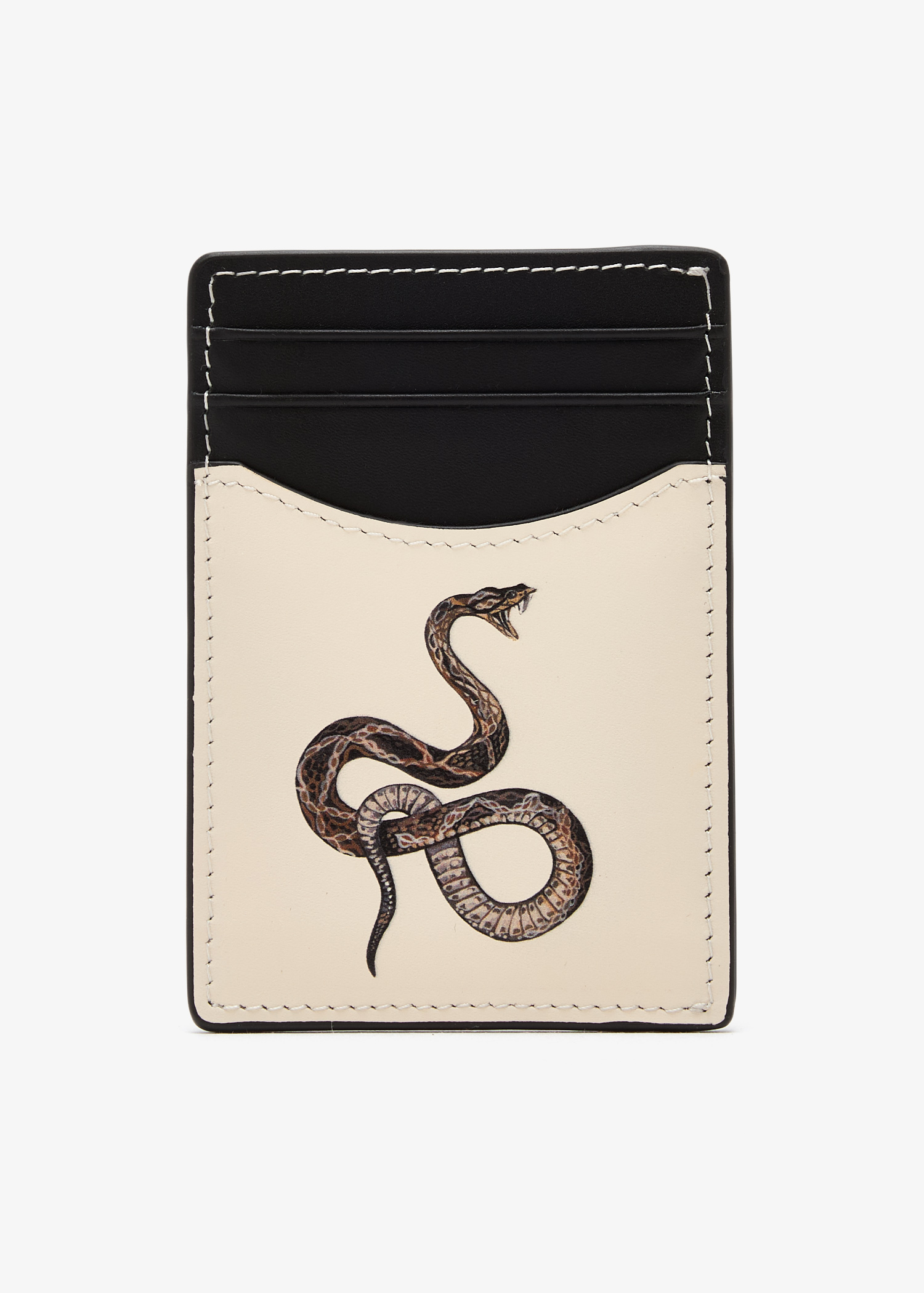 

Dean Snake card holder, White