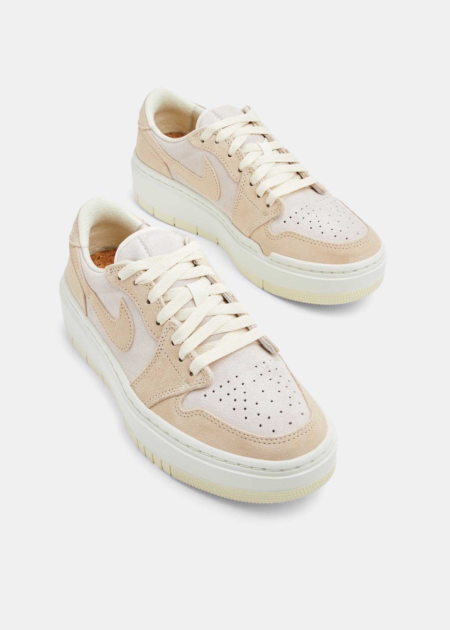 Air jordan 1 low beige suede top