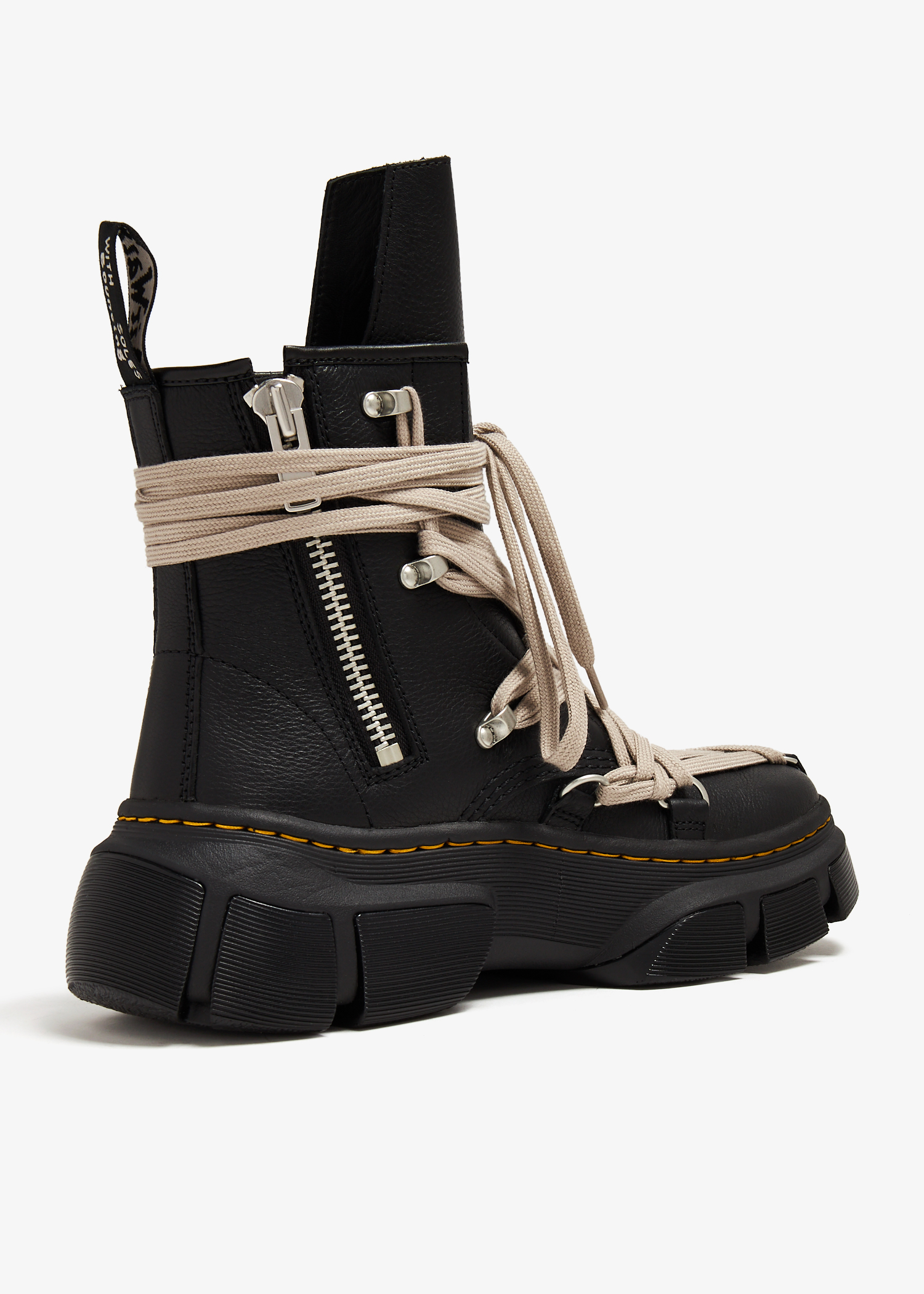 Rick Owens x Dr. Martens 1460 DMXL Megalace boots for Men - Black 