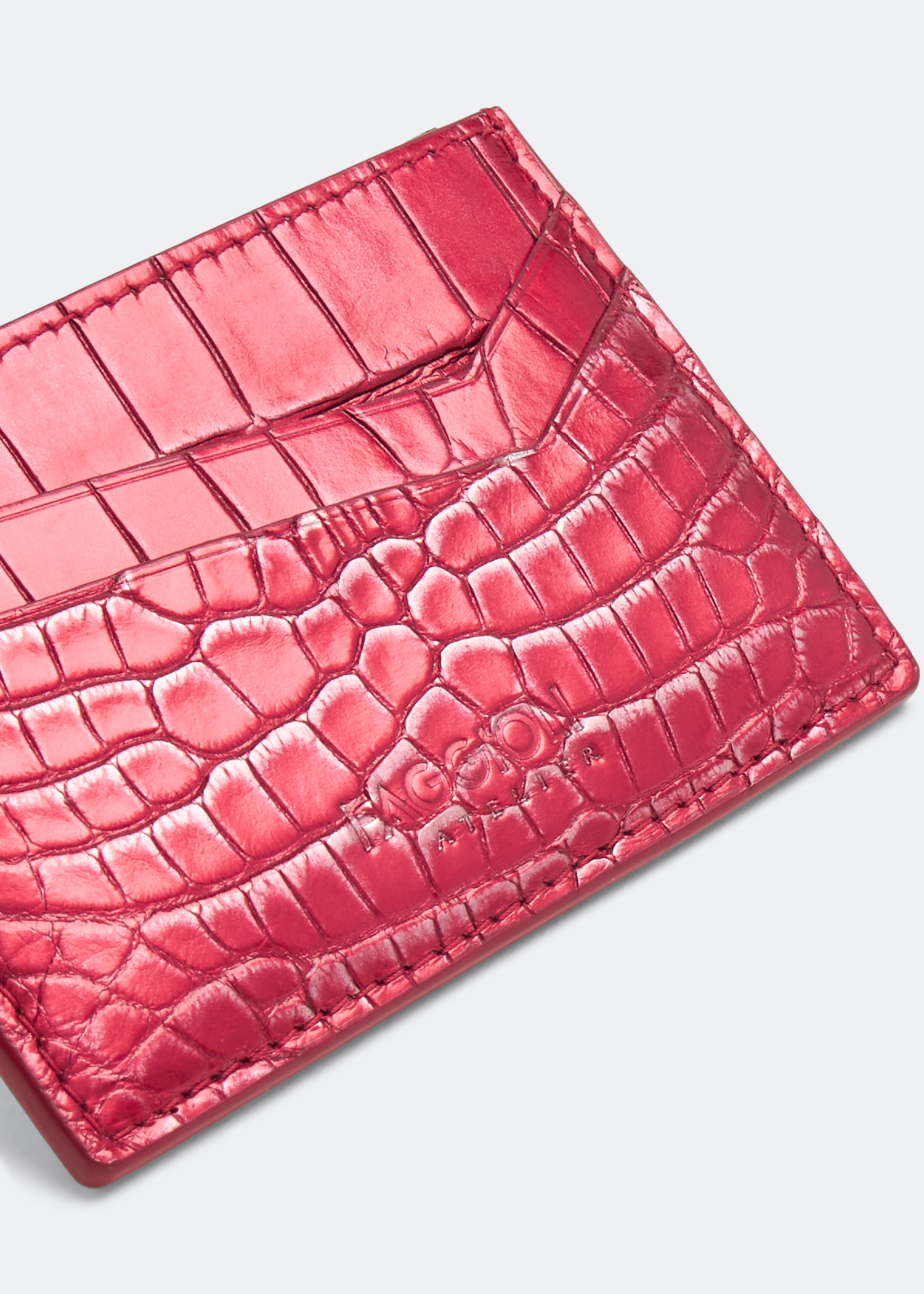 

Linate double card holder, Red