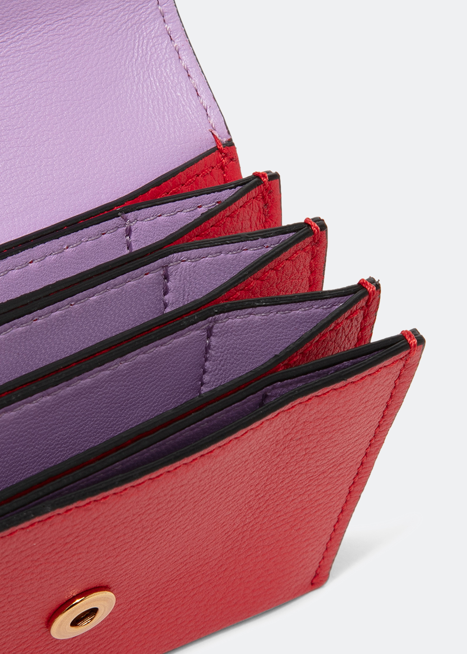 

La Medusa card wallet, Red