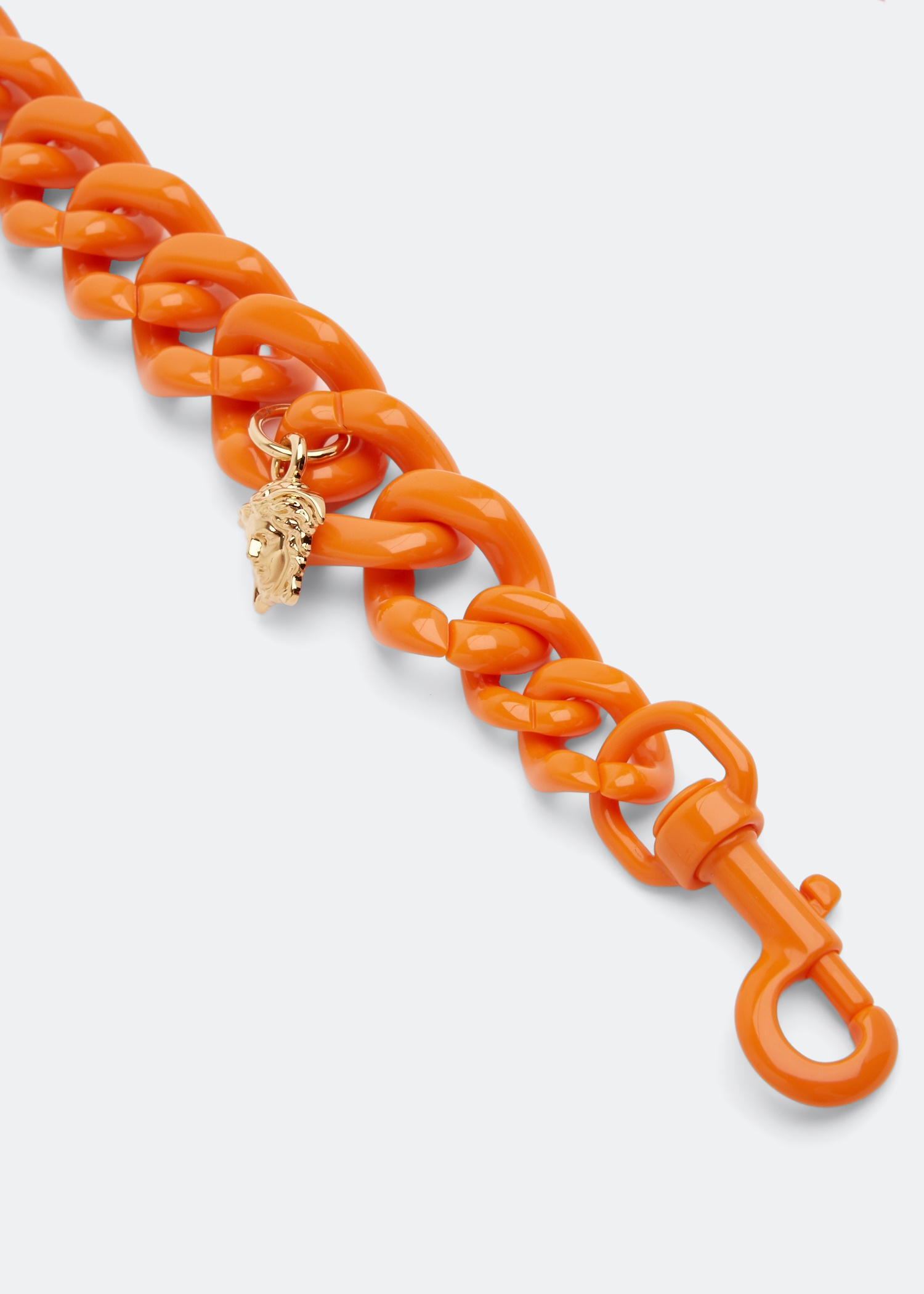 

La Medusa chain shoulder strap, Orange