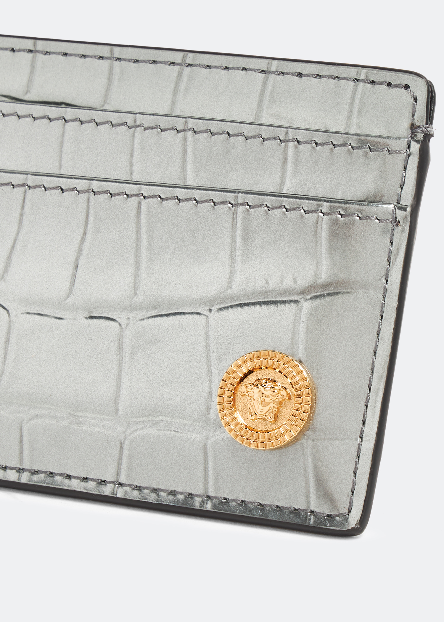

Medusa Biggie card holder, Silver