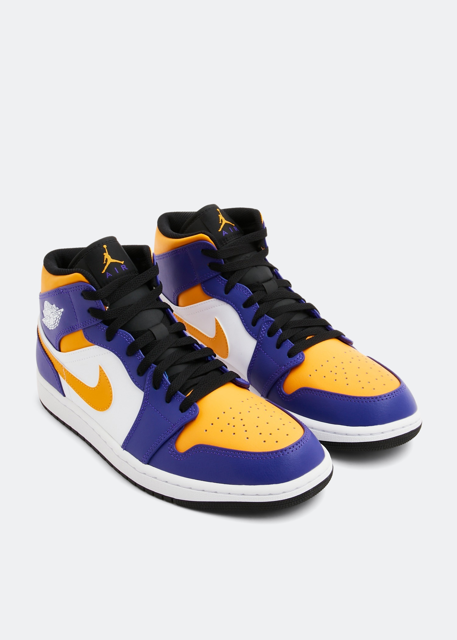 Jordan mid sales 1 lakers