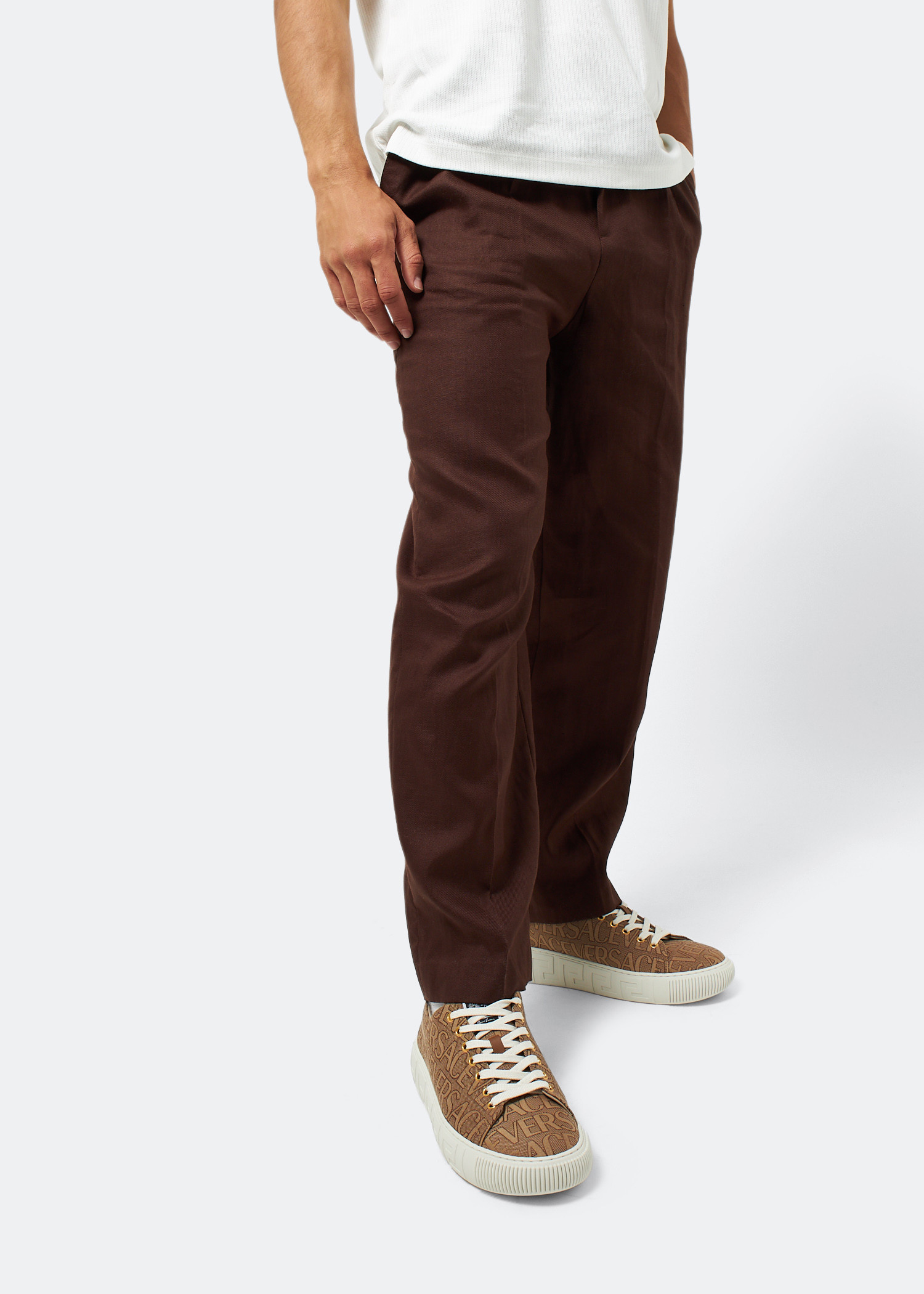 

Versace Allover sneakers, Brown