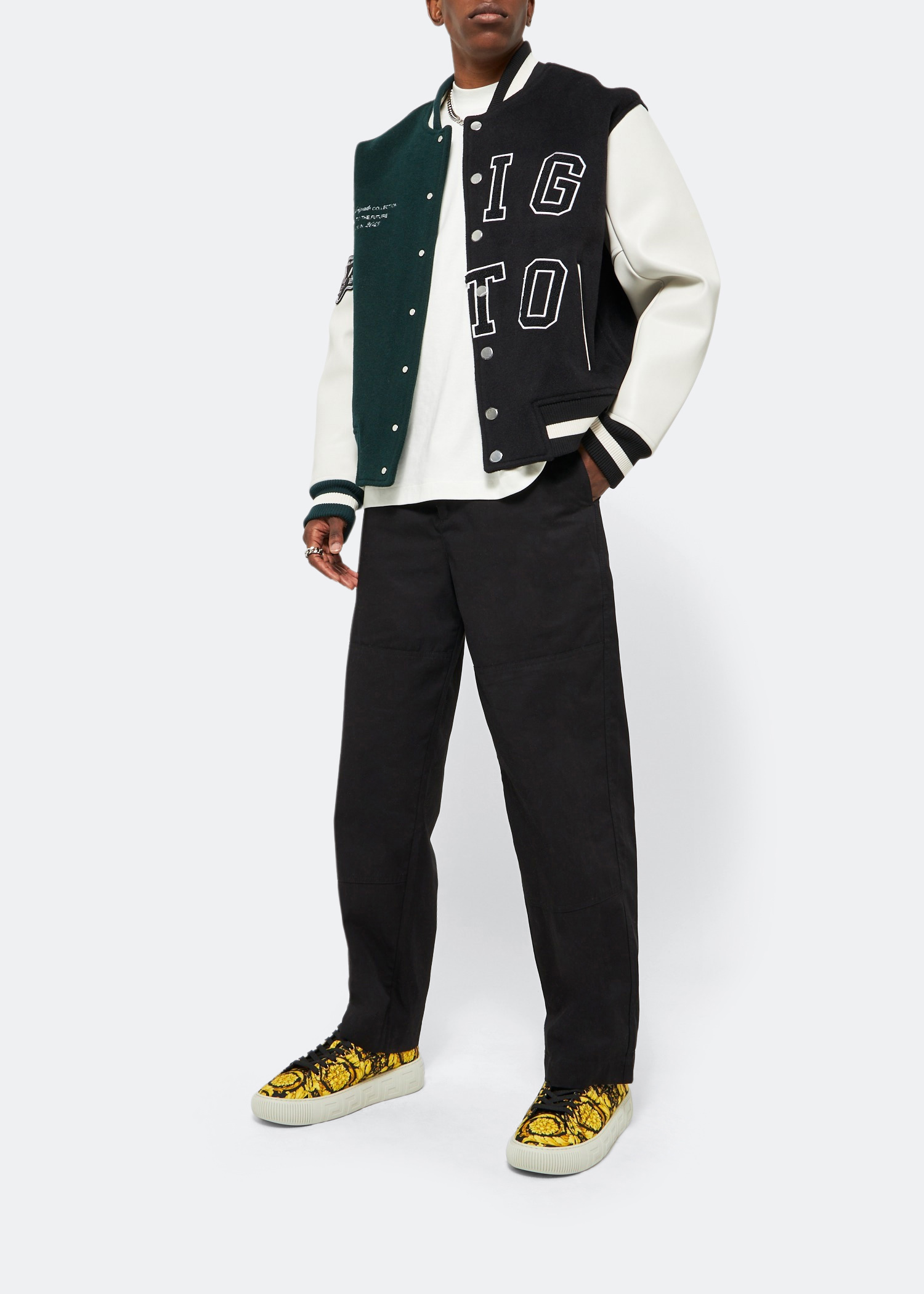 

Greca barocco print sneakers, Prints