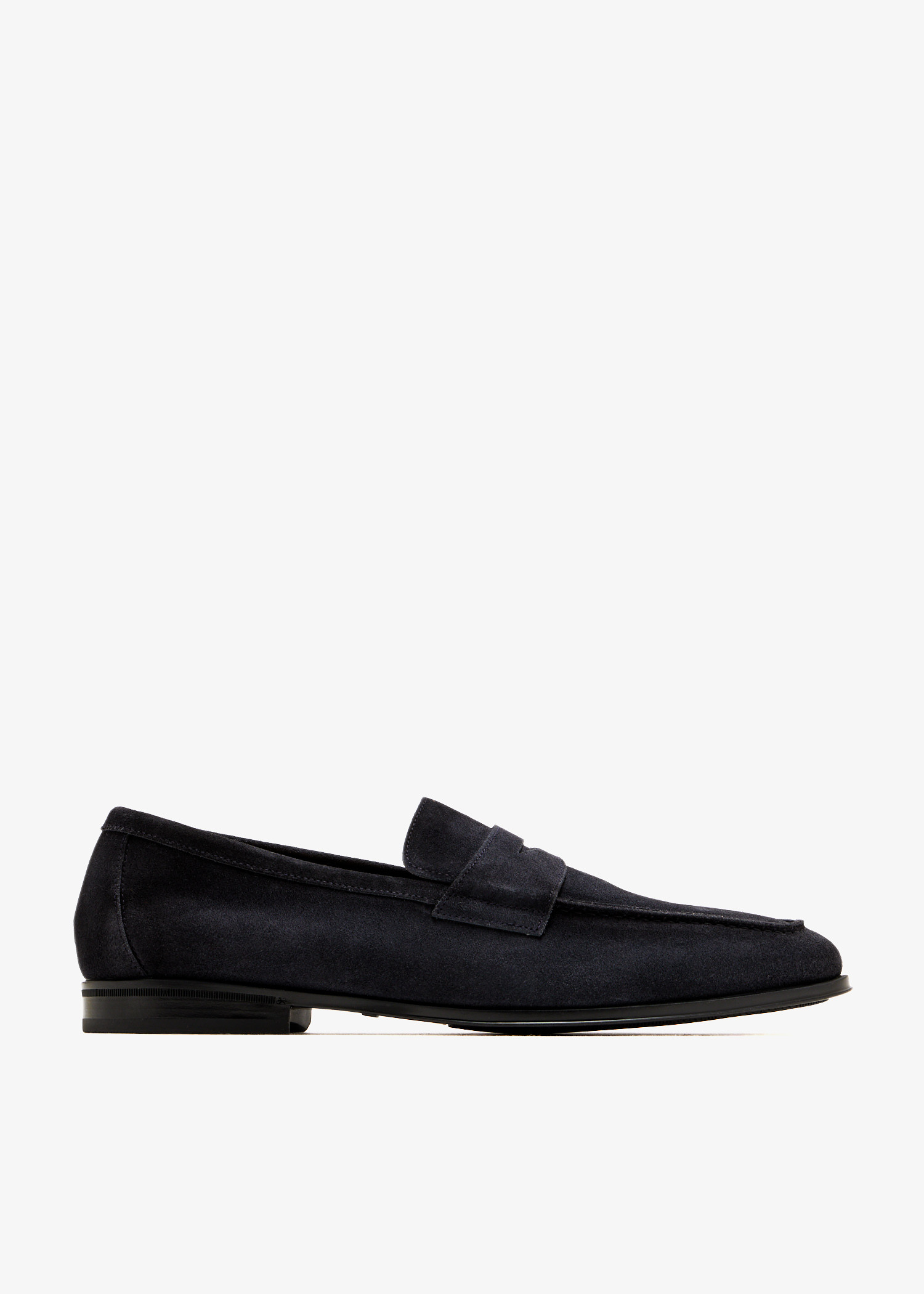 

Suede loafers, Navy