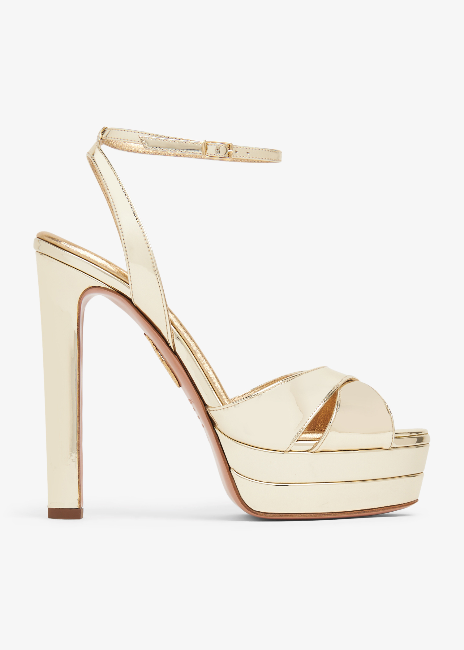 

Divine Plateau 130 sandals, Gold