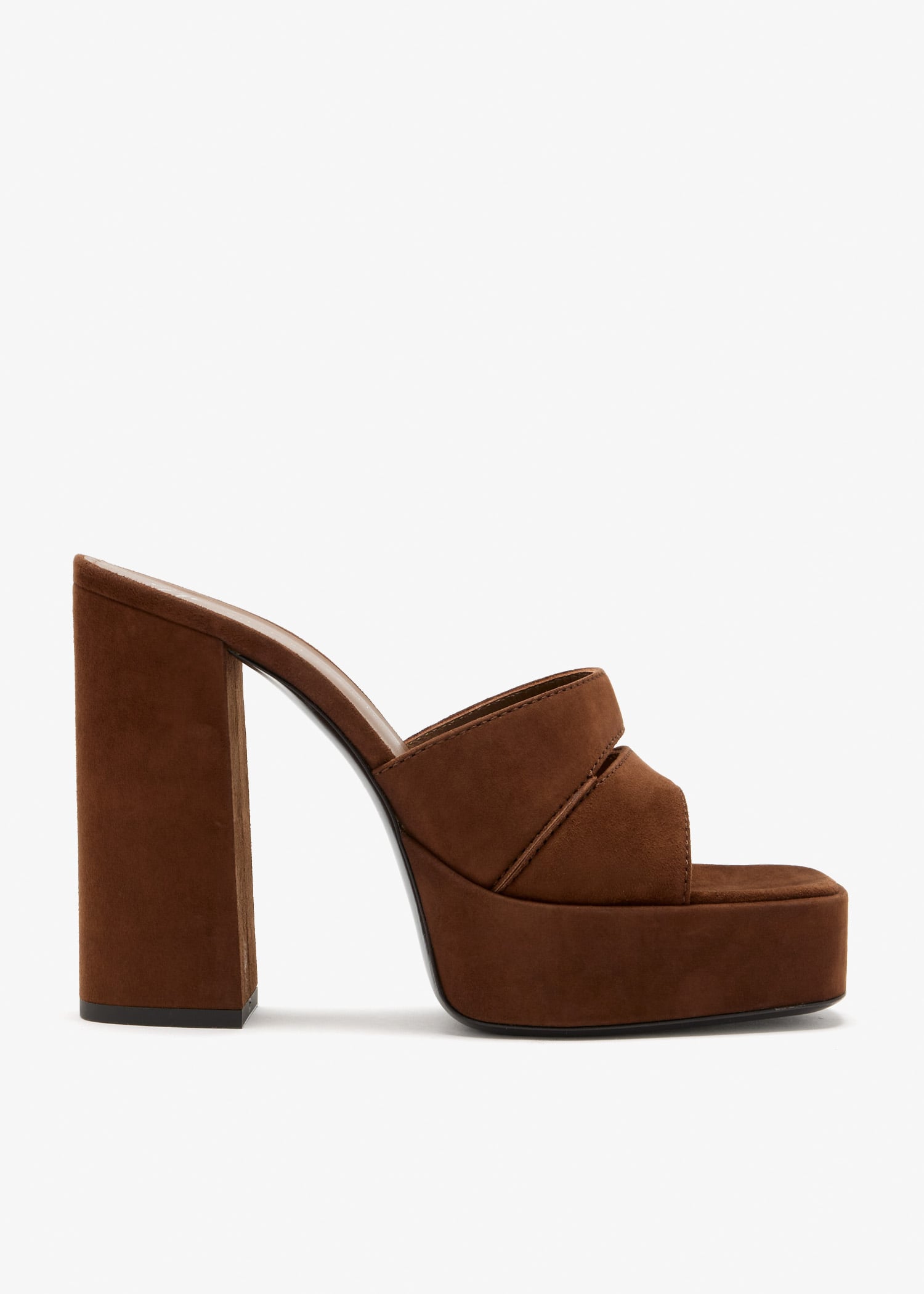 

Mirage 115 platform mules, Brown
