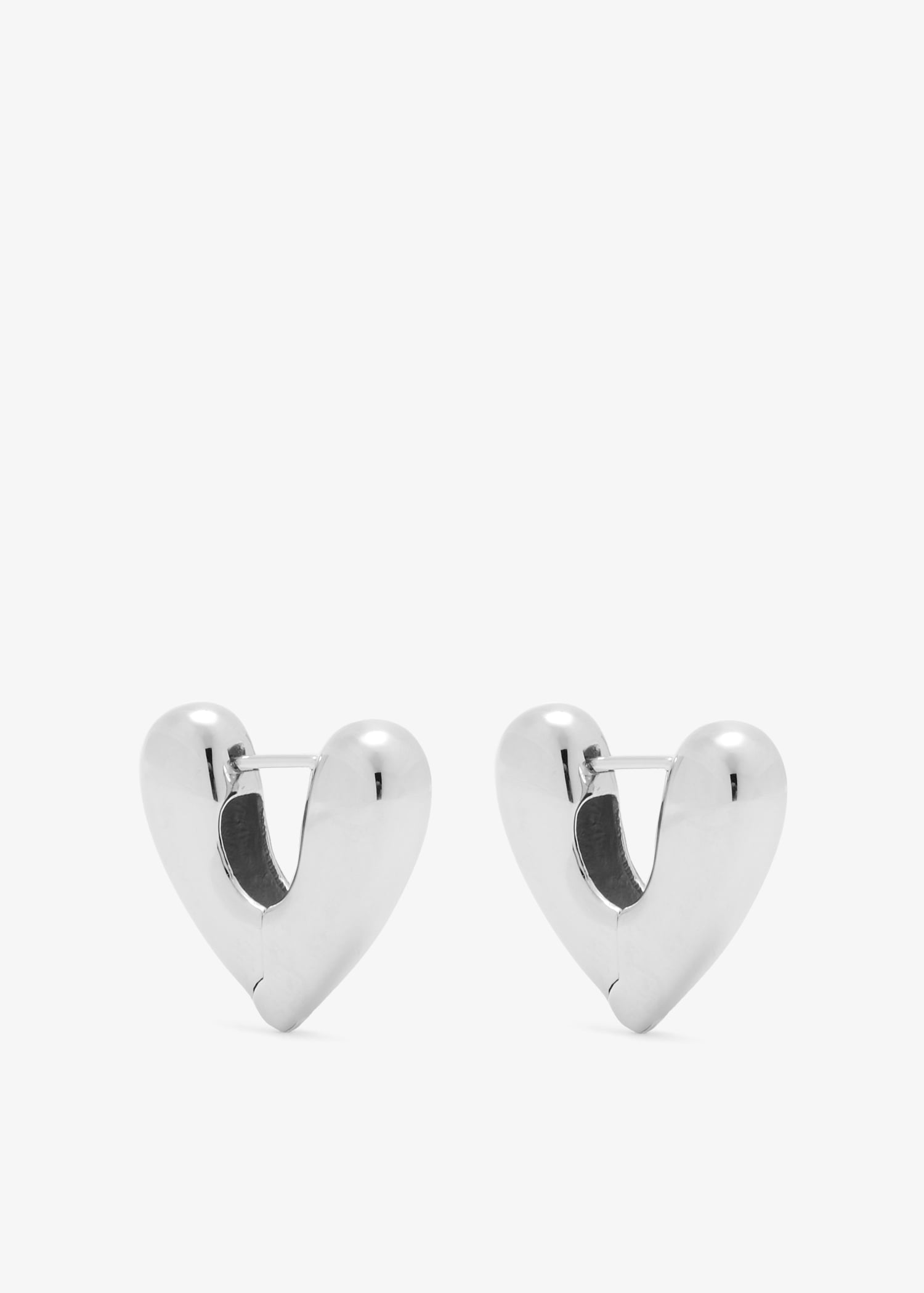 

Heart hoops, Silver