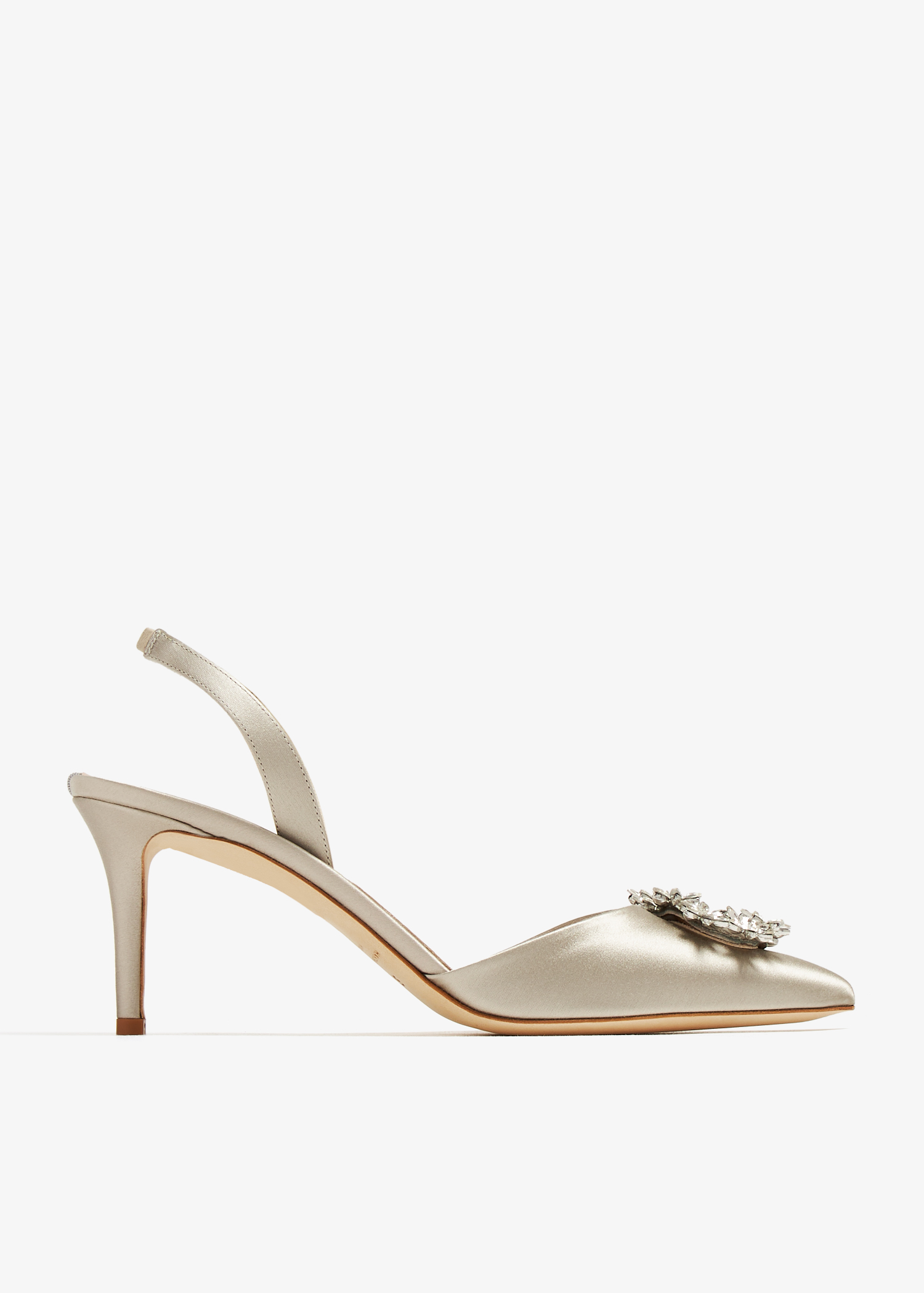 

Edith slingback pumps, Grey