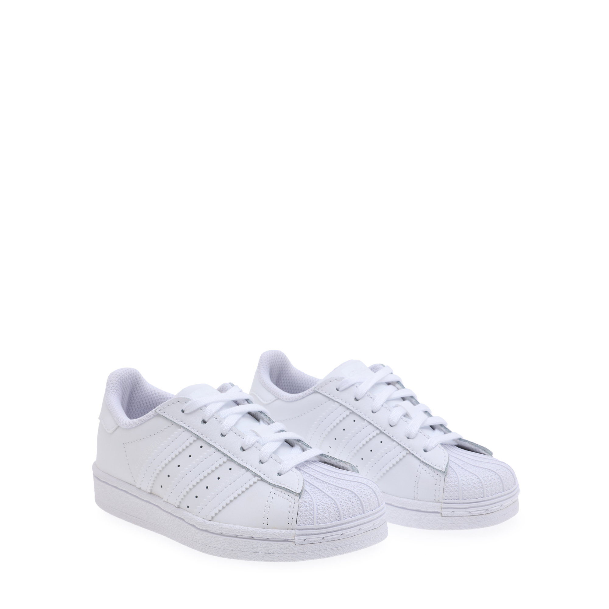 Kids Superstar All White Shoes, EF5395