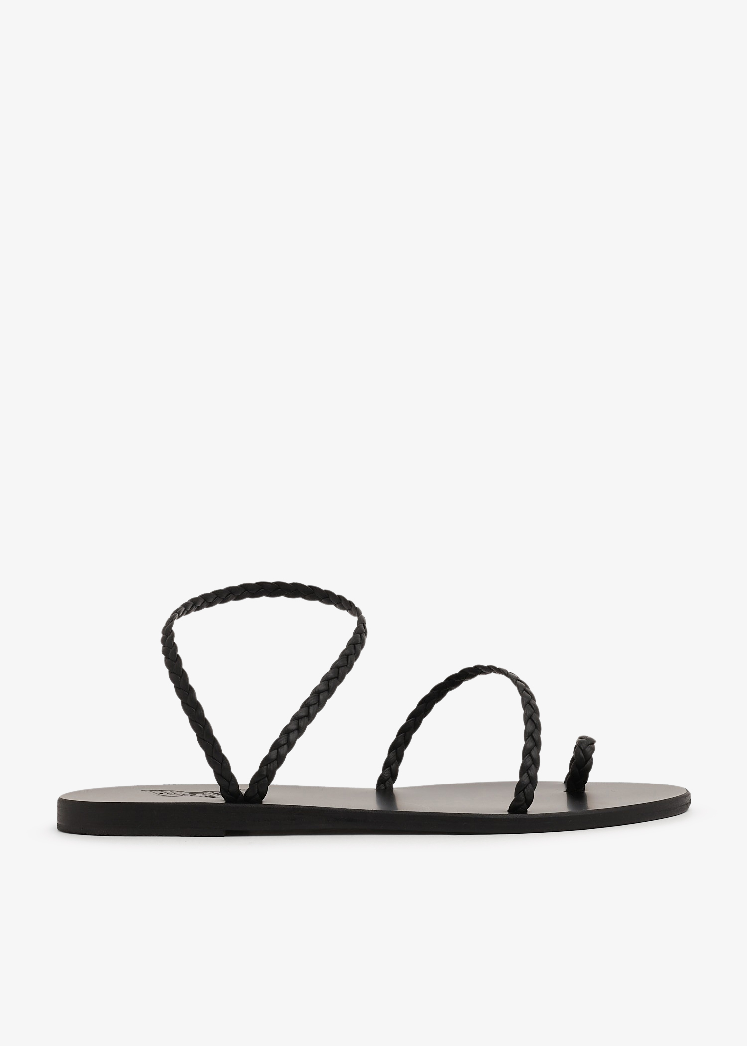 

Eleftheria leather sandals, Black