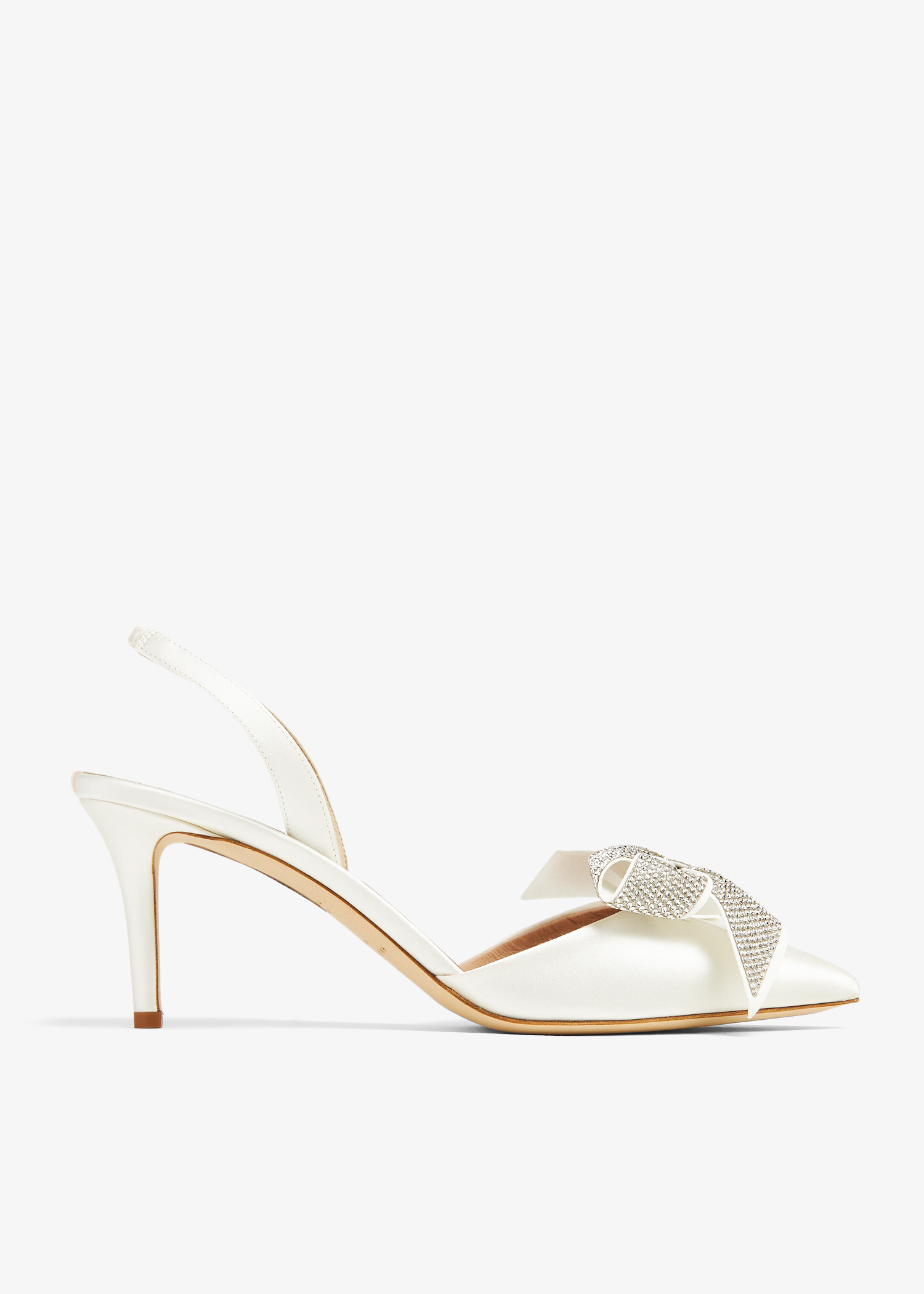 

Emmanuel slingback pumps, White