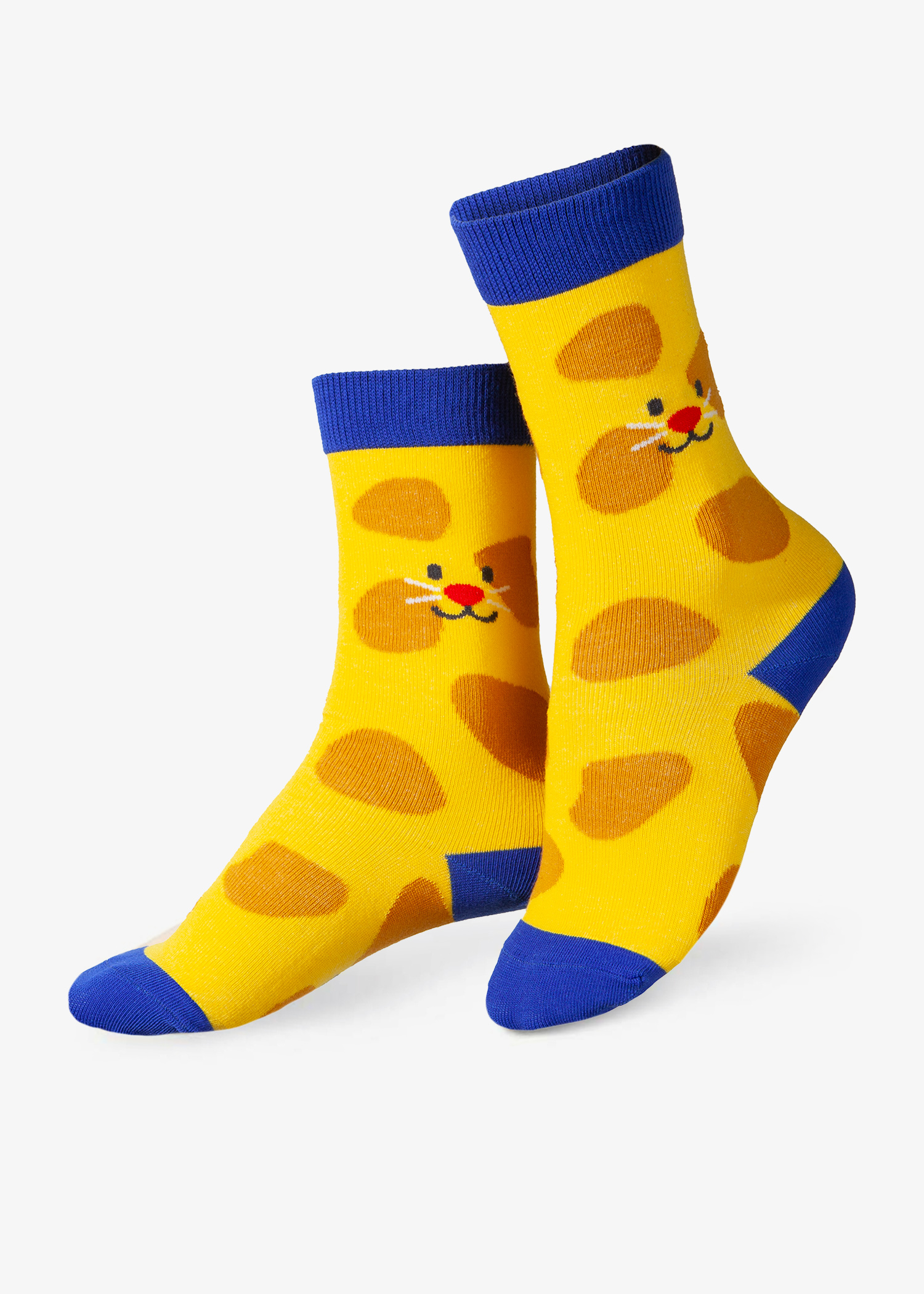 

Smiley Cat socks, Multicolored