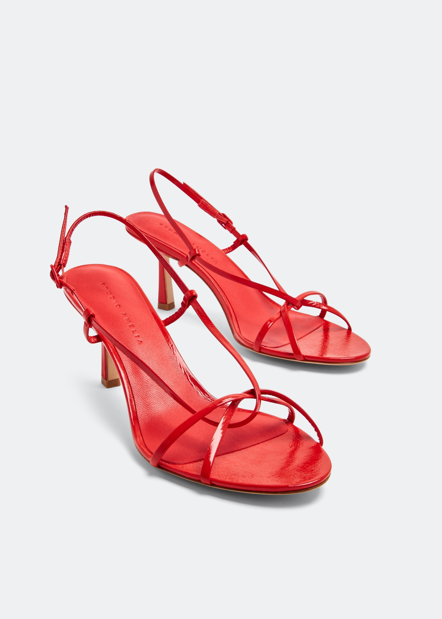 Studio Amelia Entwined 70 heel sandals for Women - Red in