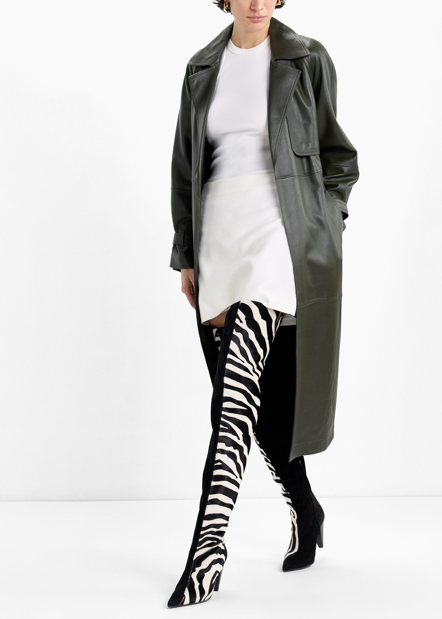 

Harvey over-the-knee boots, Animal printed