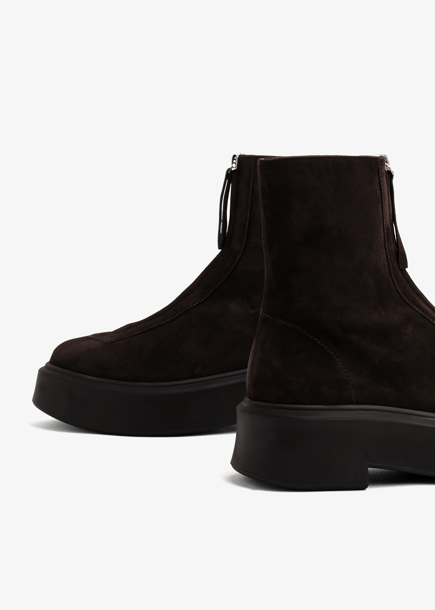 The Row Zipped boots for Women Brown in UAE Level Shoes