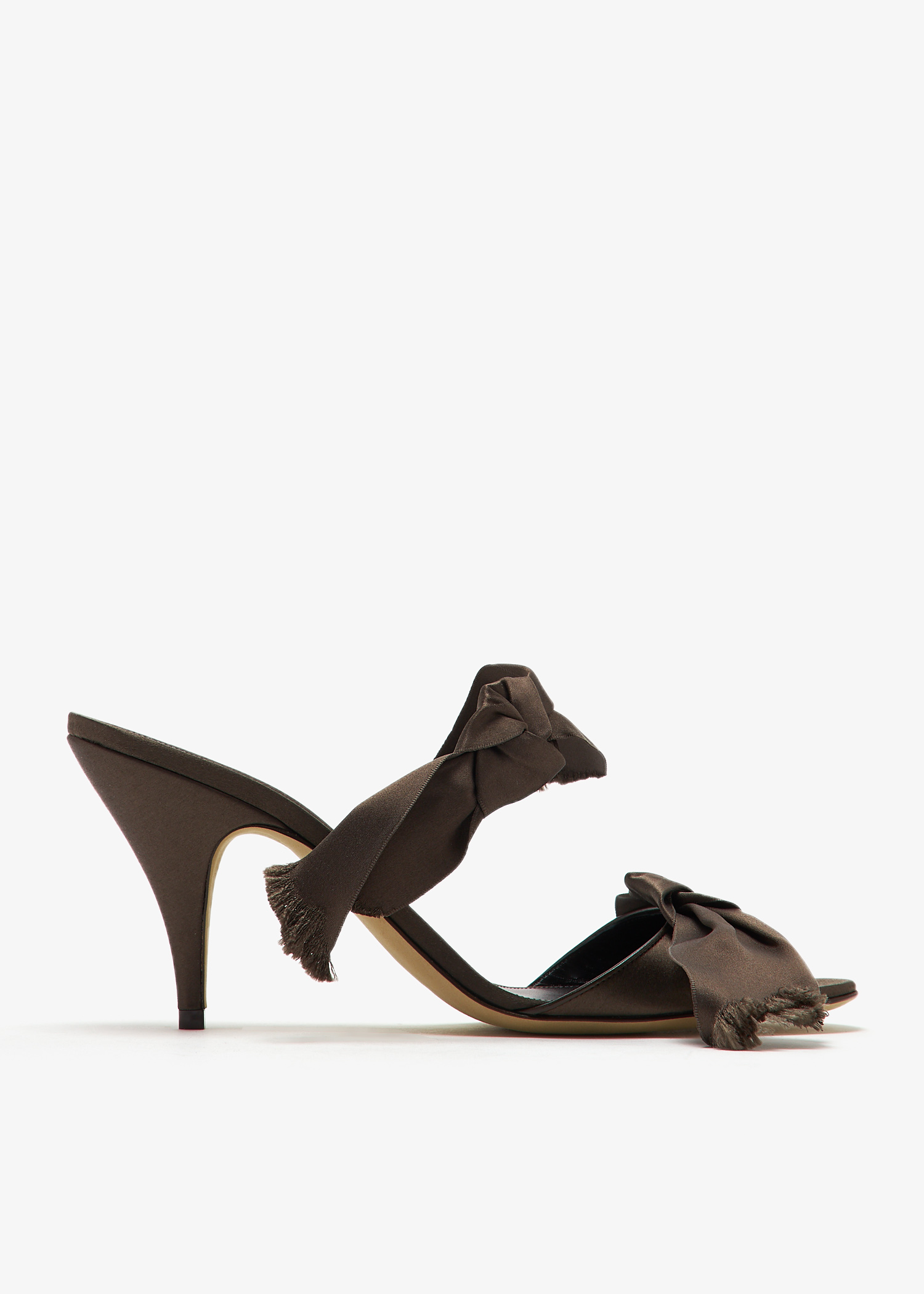 

Vika knot heeled sandals, Brown