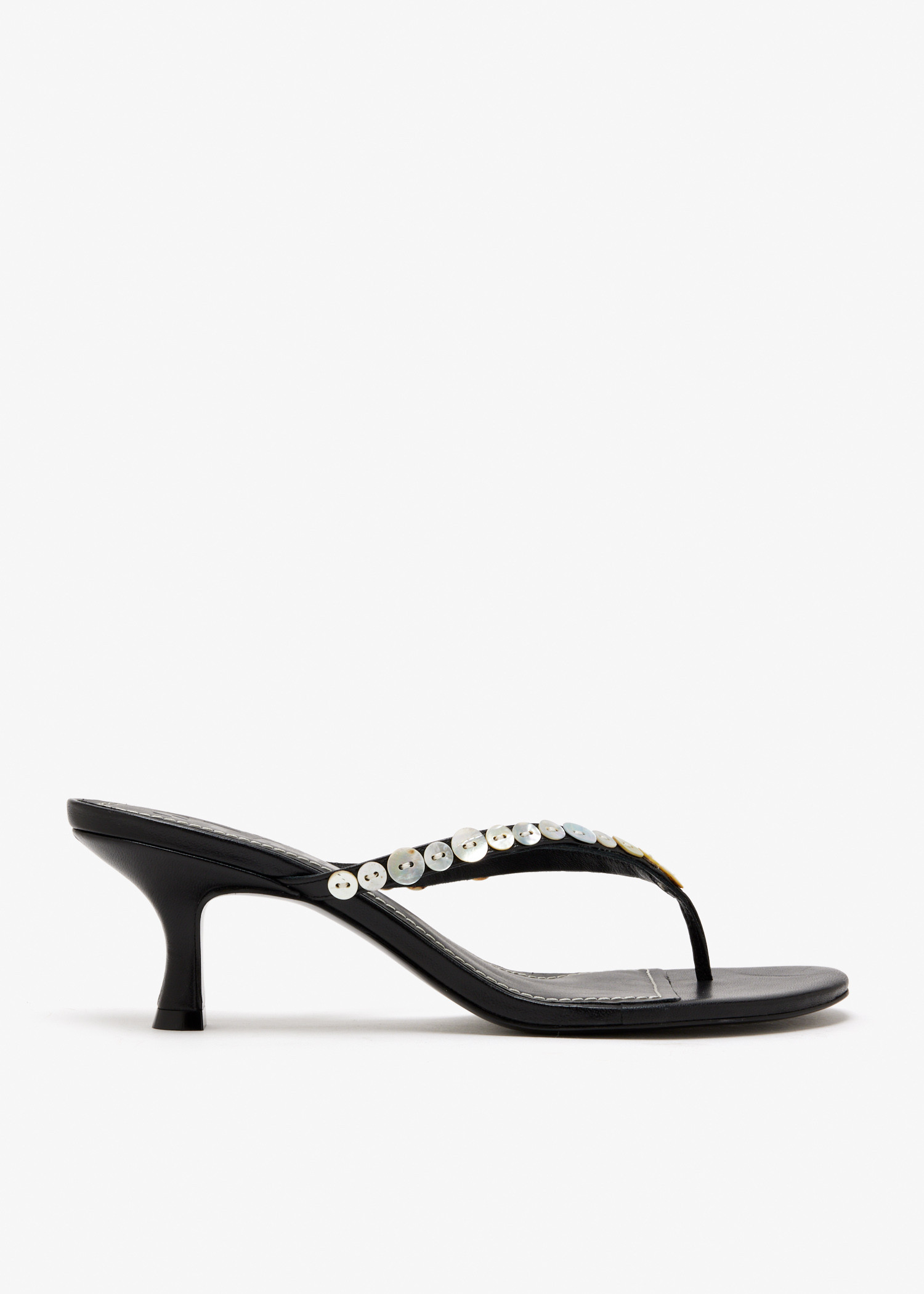 

Freja thong sandals, Black