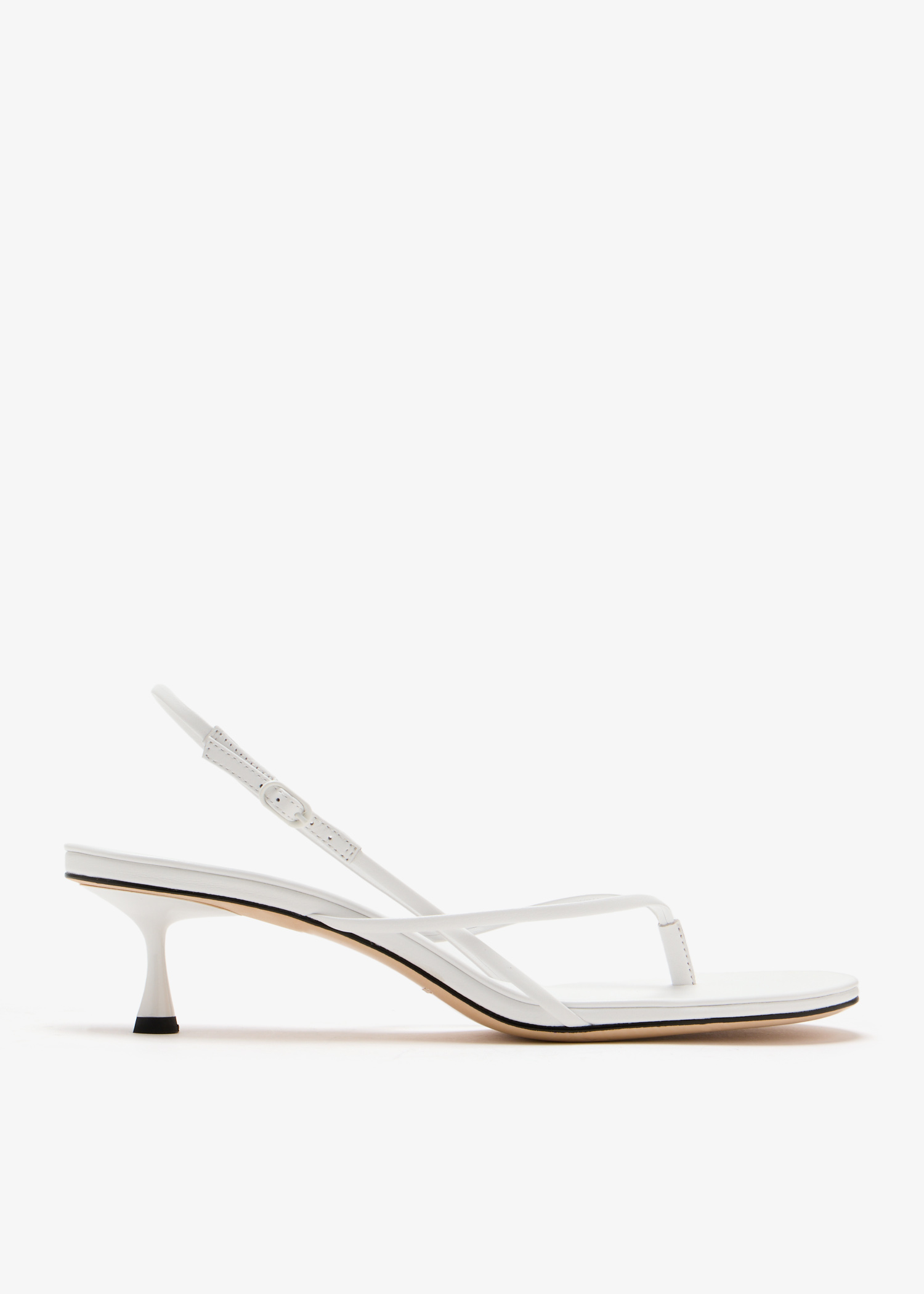

Wishbone 50 heel sandals, White