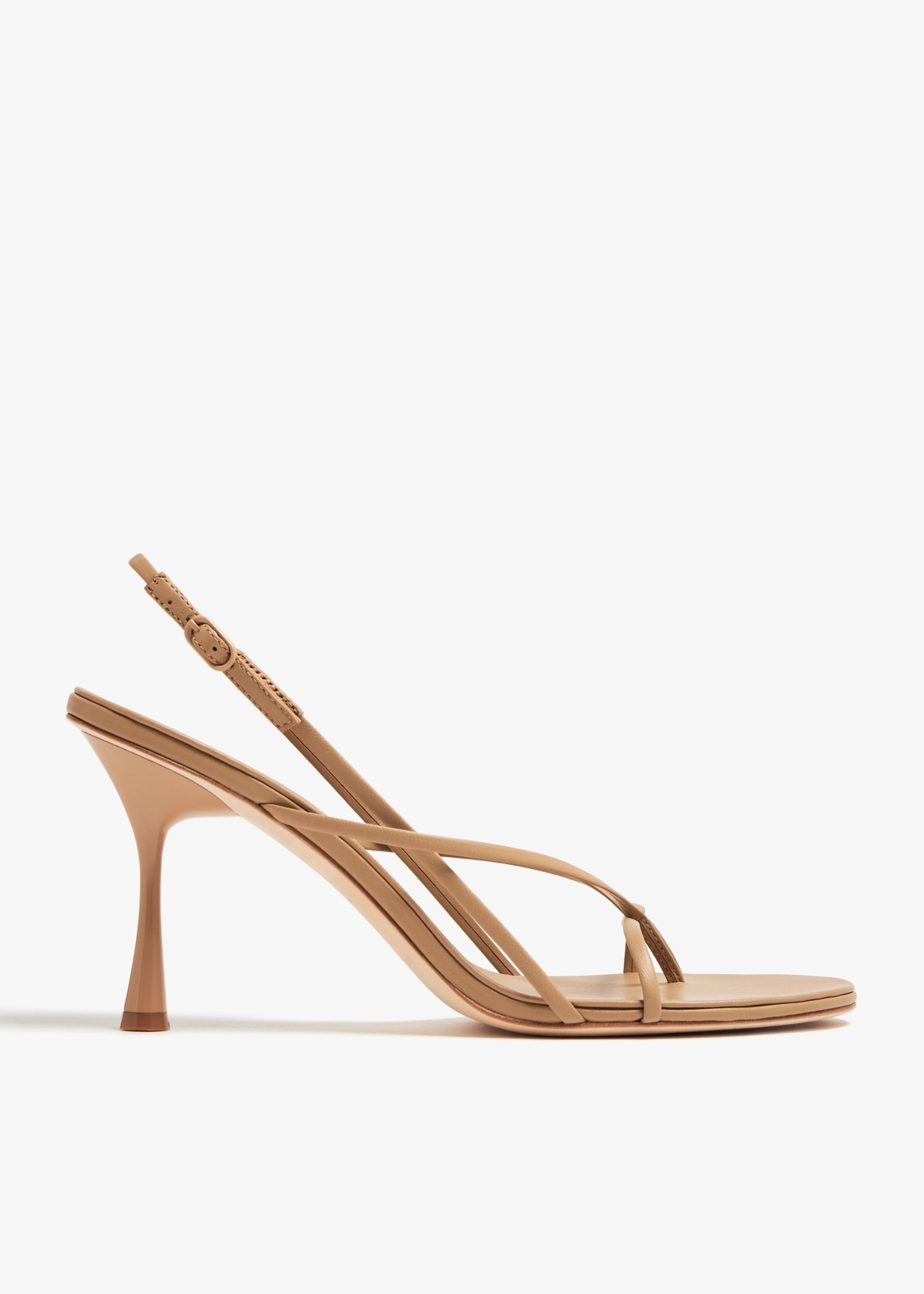 

Wishbone 90 heel sandals, Beige