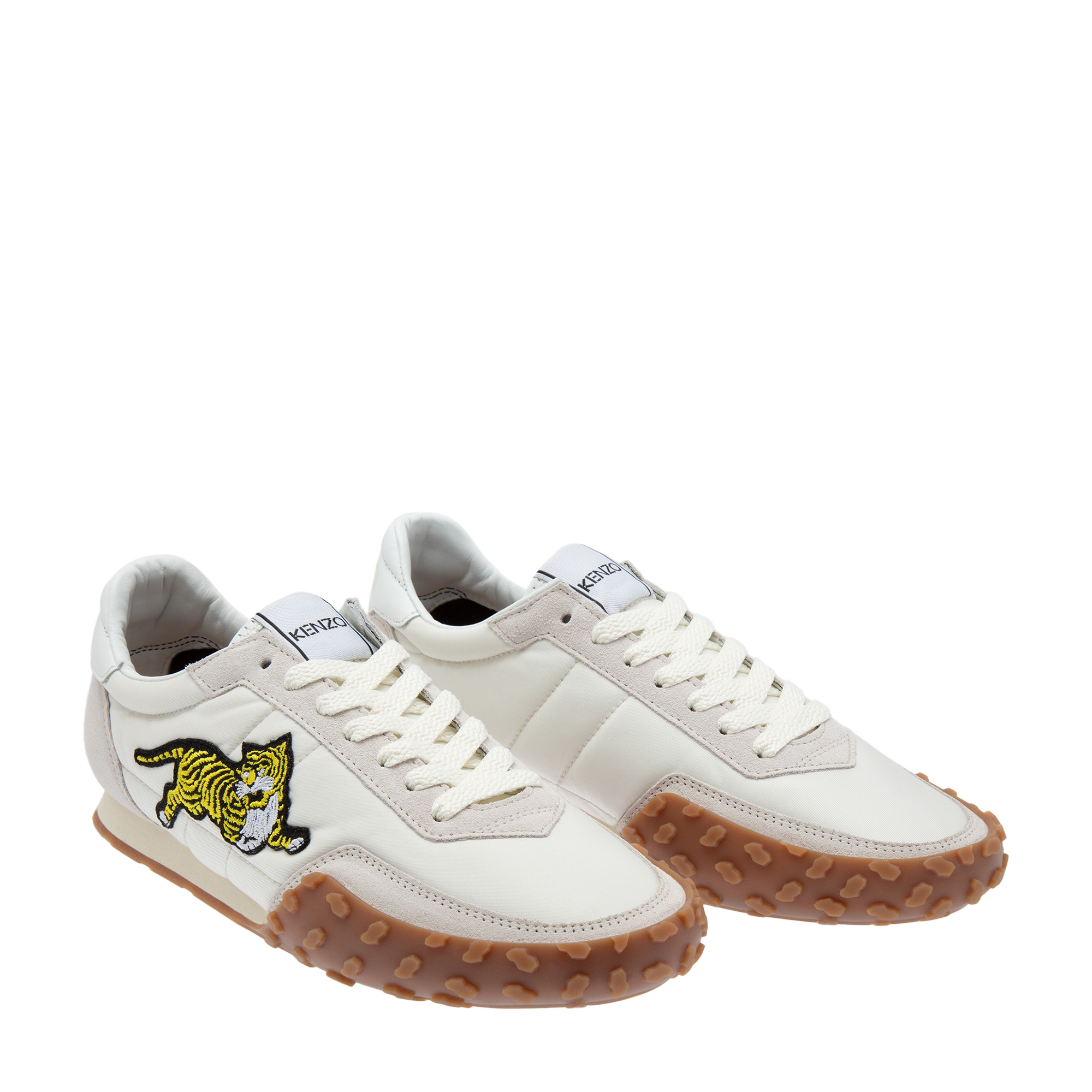

Tiger low-top sneakers, Beige