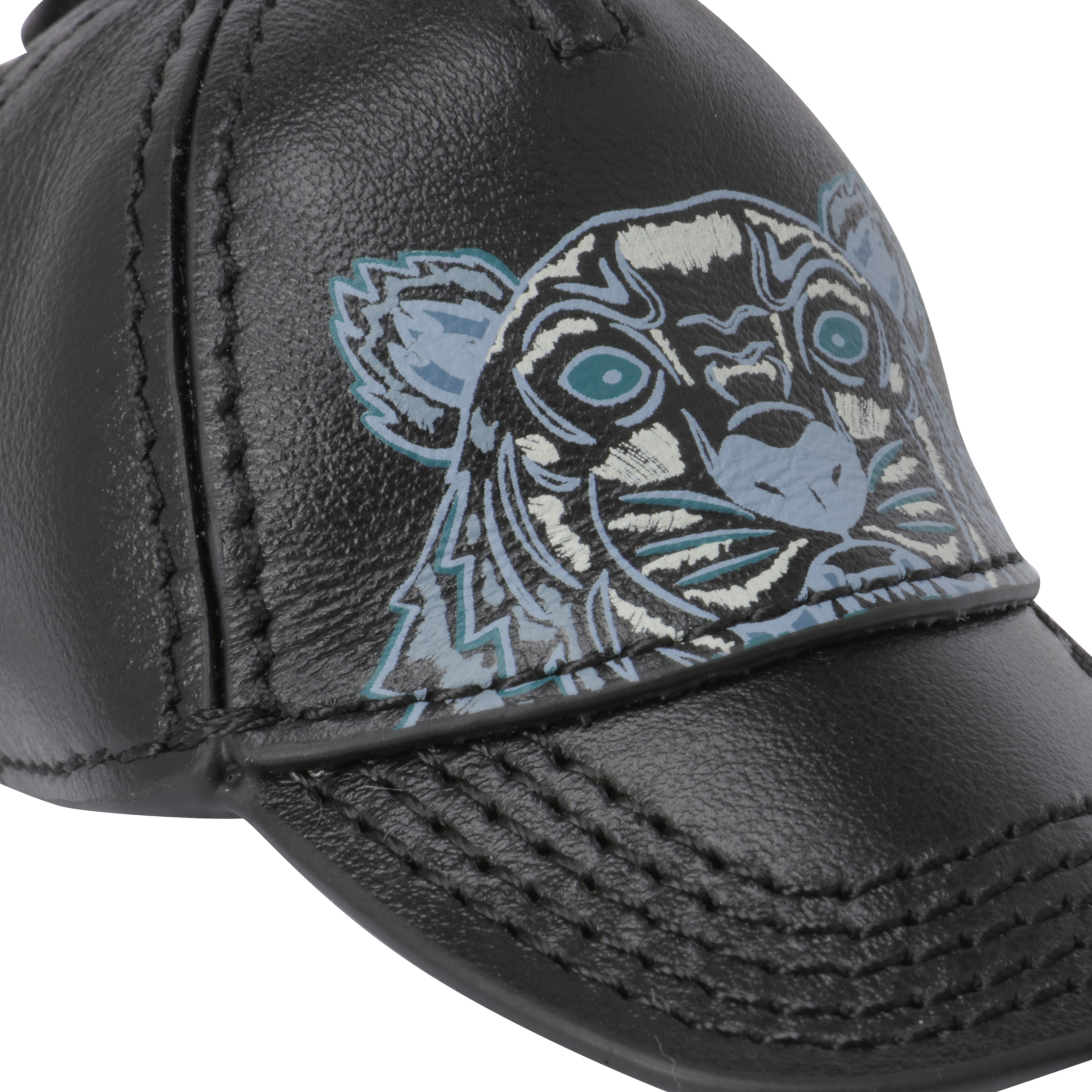 

Tiger cap keyring, Black