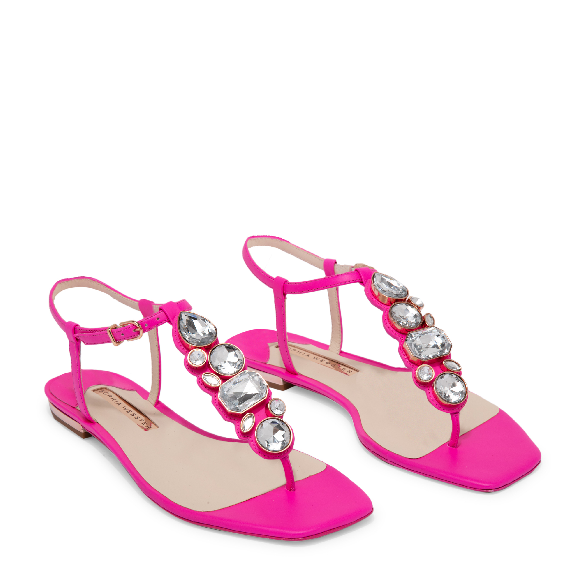 

Ritzy flat sandals, Pink