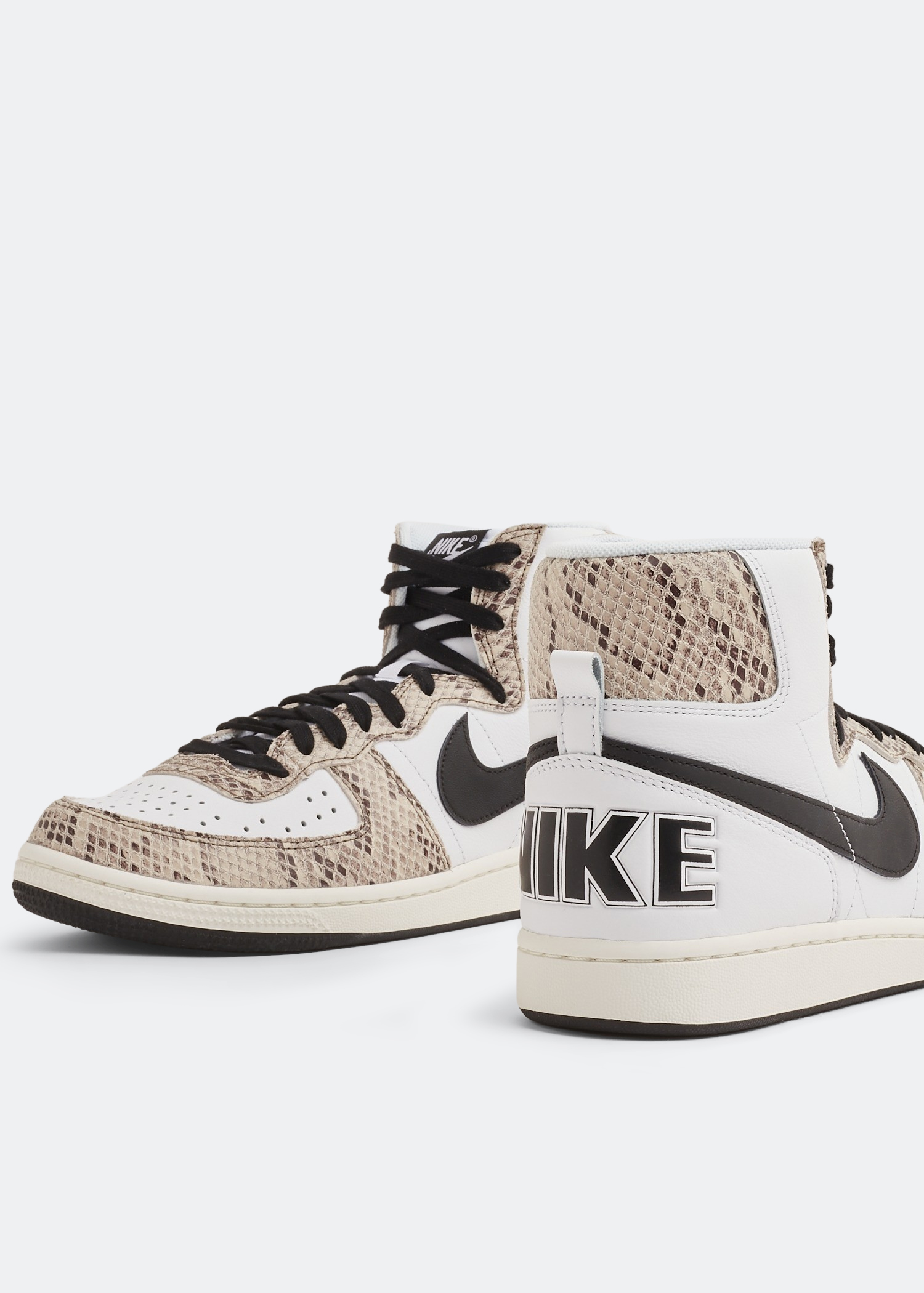 

Terminator High 'Cocoa Snake' sneakers, White