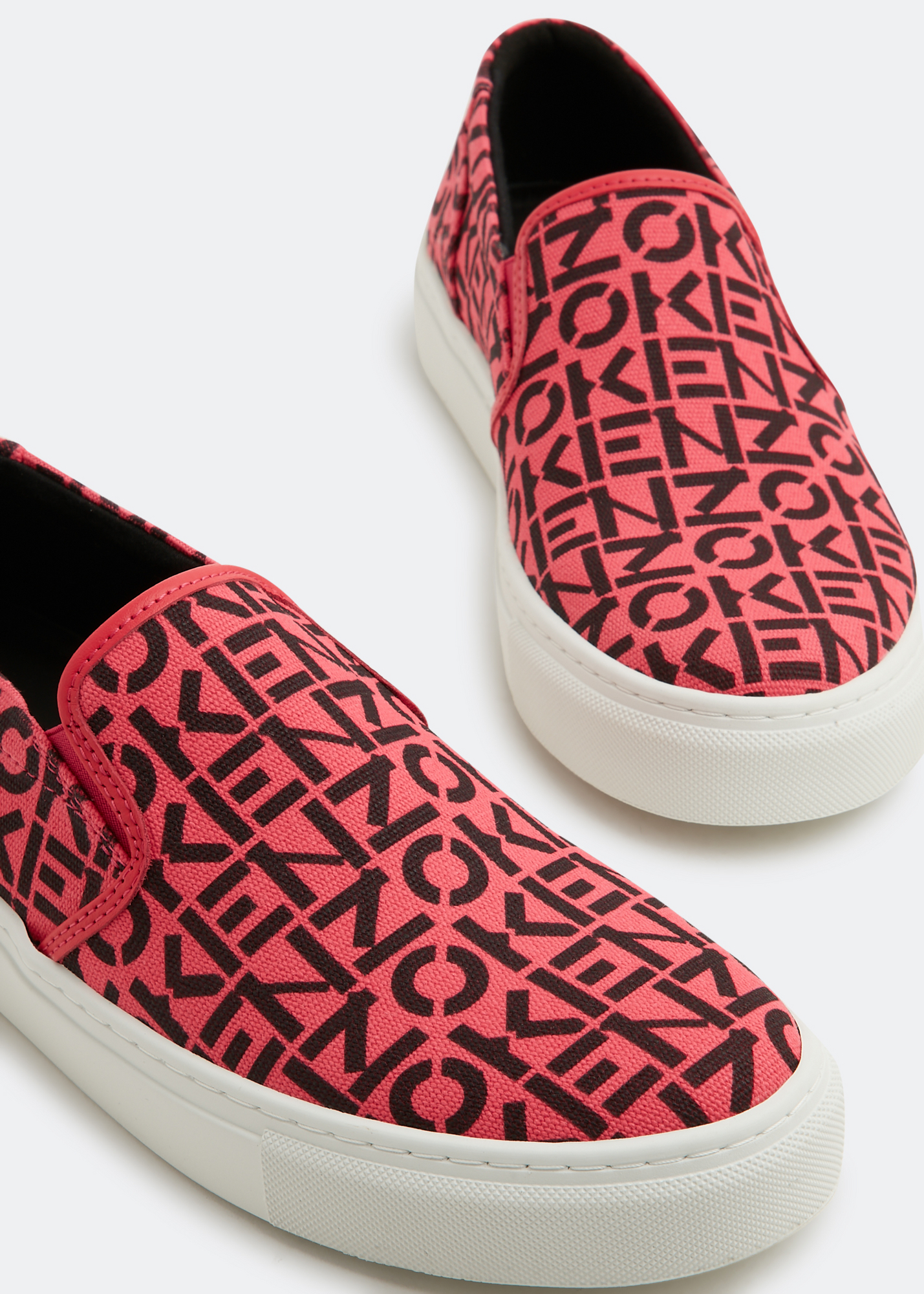 Kenzo K-Skate monogram slip-on sneakers for Women - Pink in