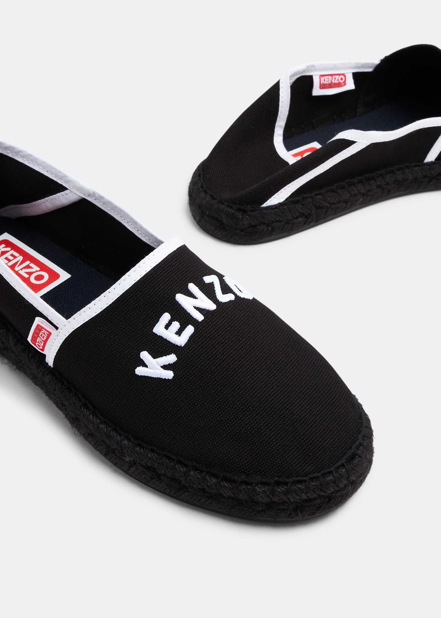 Kenzo Logo espadrilles for Men Black in UAE Level Shoes