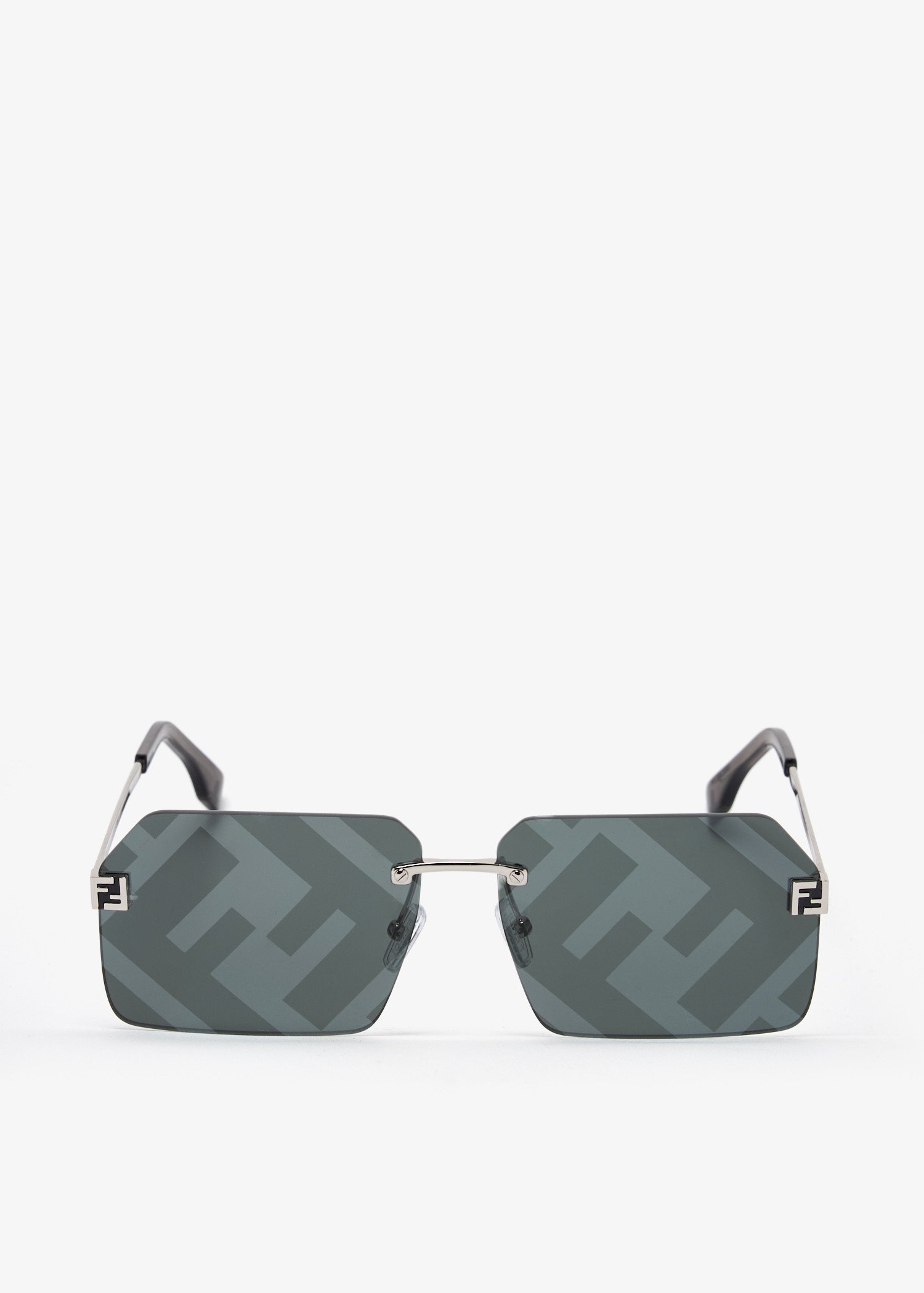 

Fendi Sky rectangular sunglasses, Silver