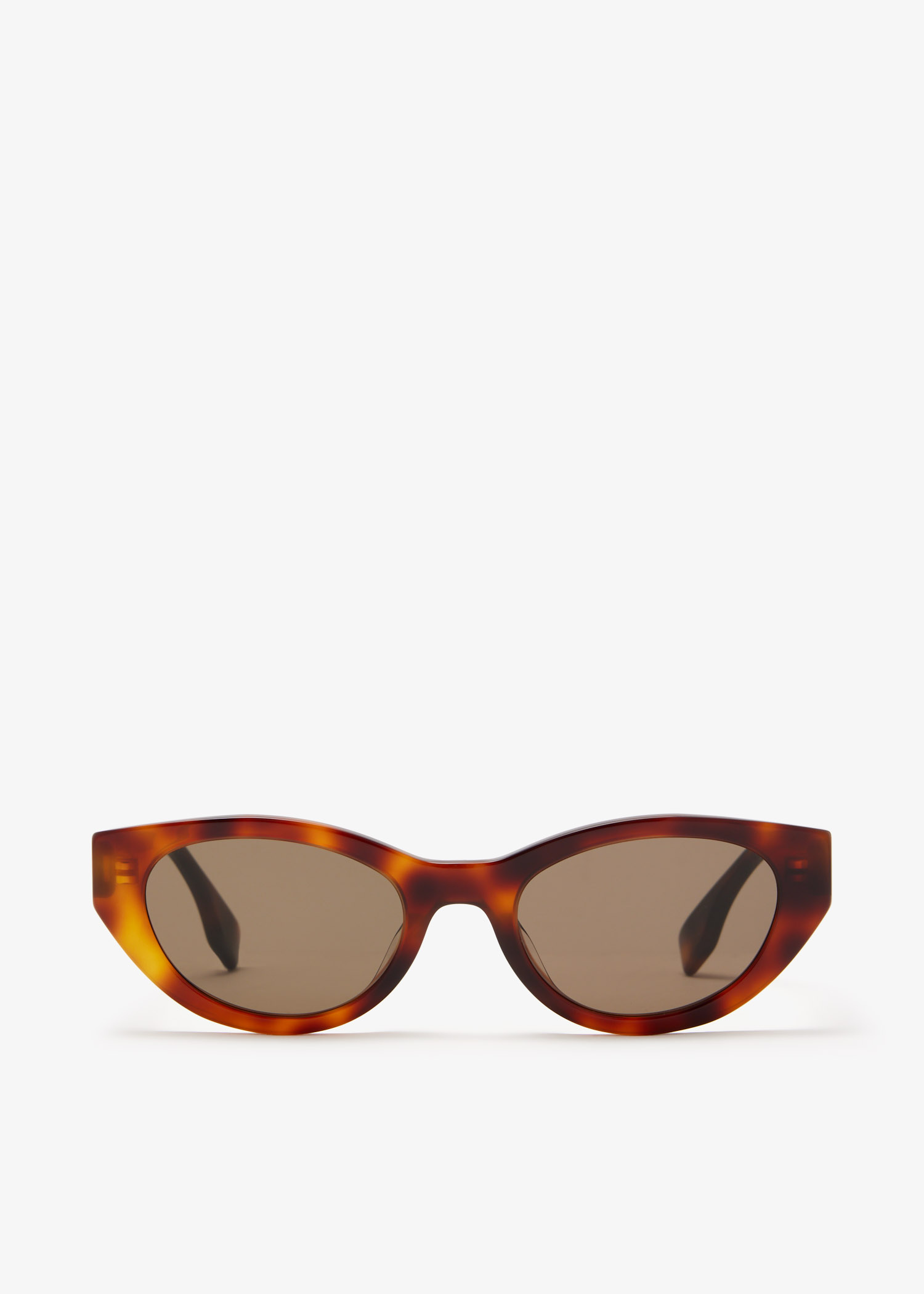 

Lettering square sunglasses, Brown