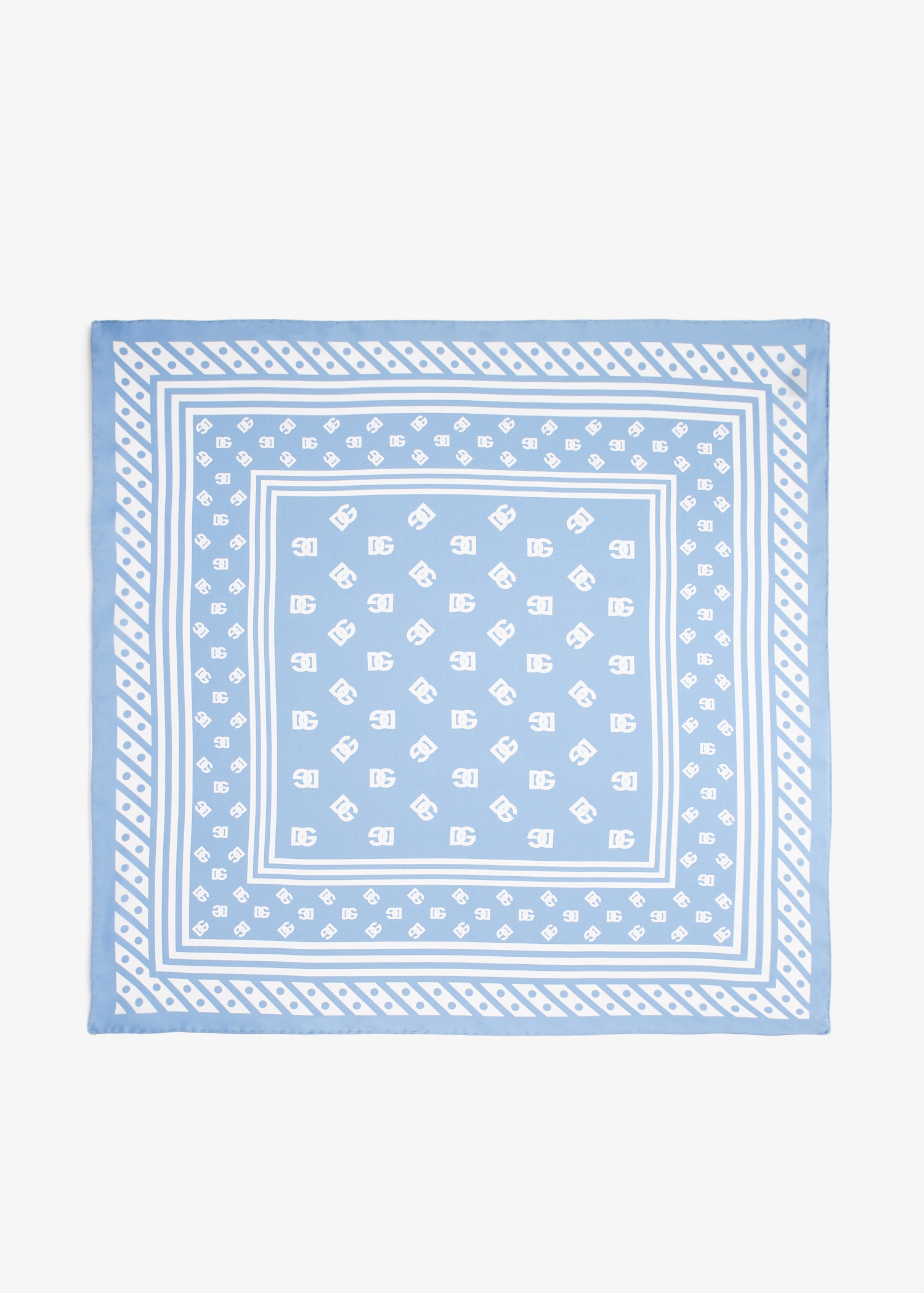

DG logo twill scarf, Blue
