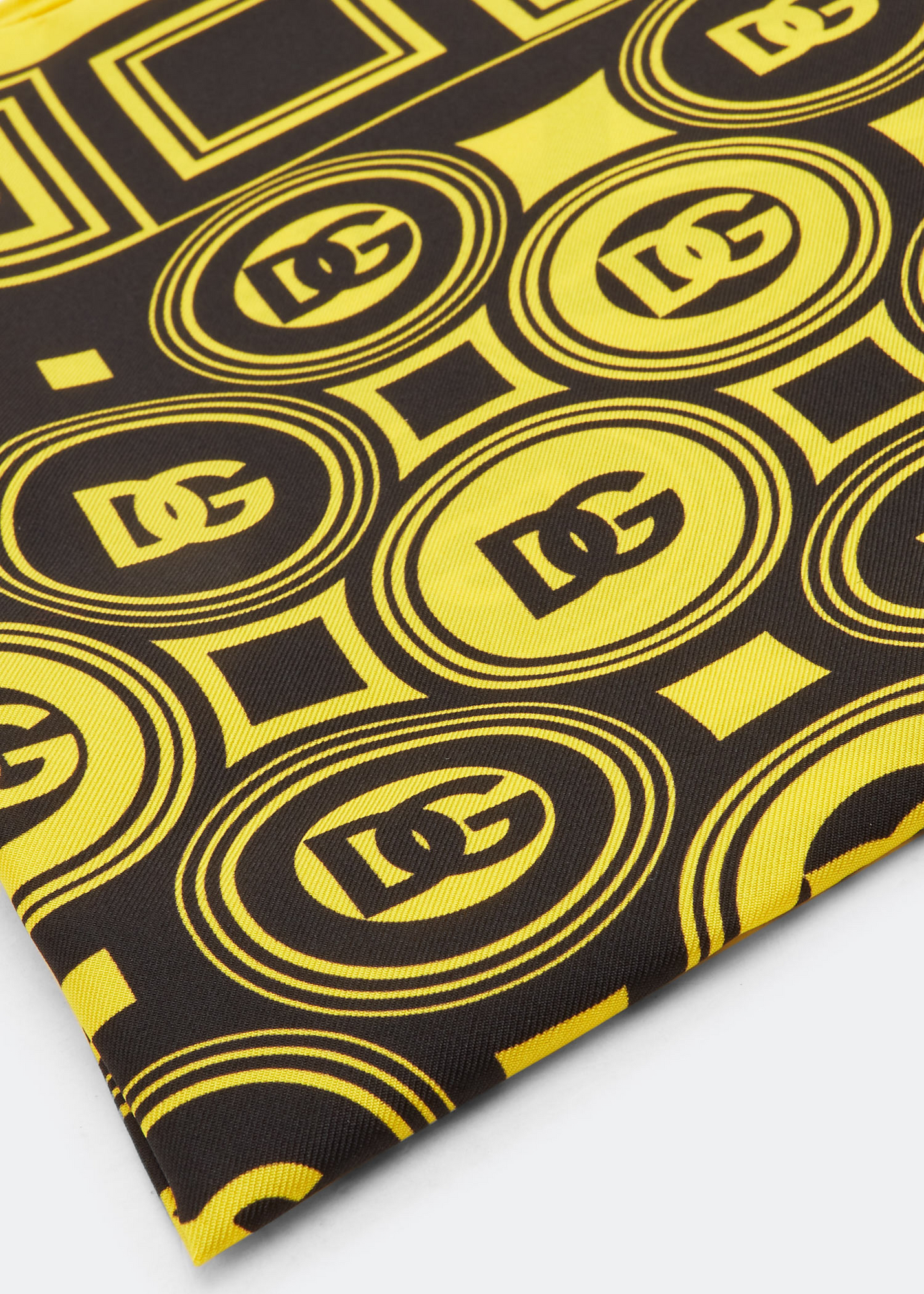 

Logo twill scarf, Yellow