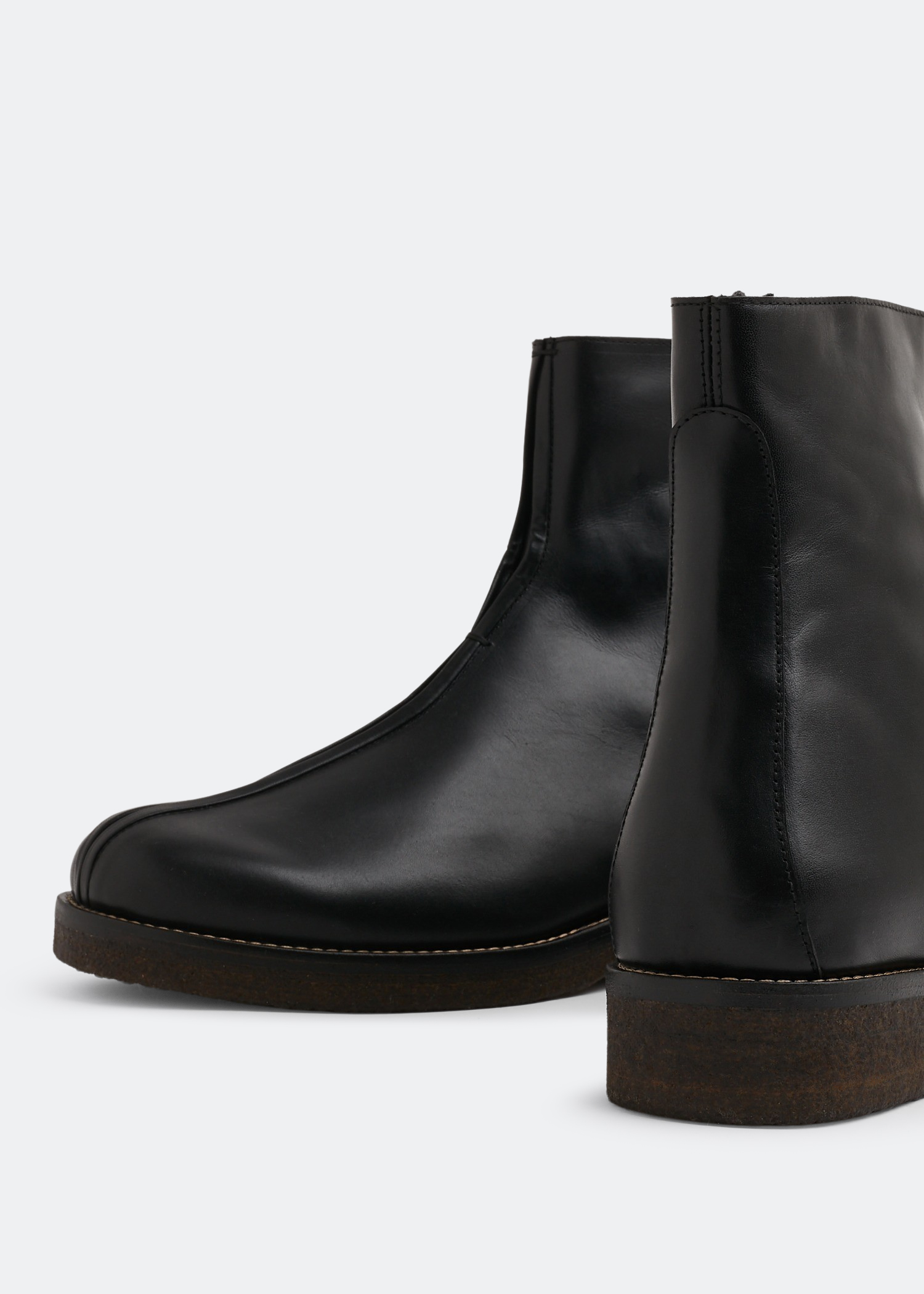 

Leather boots, Black