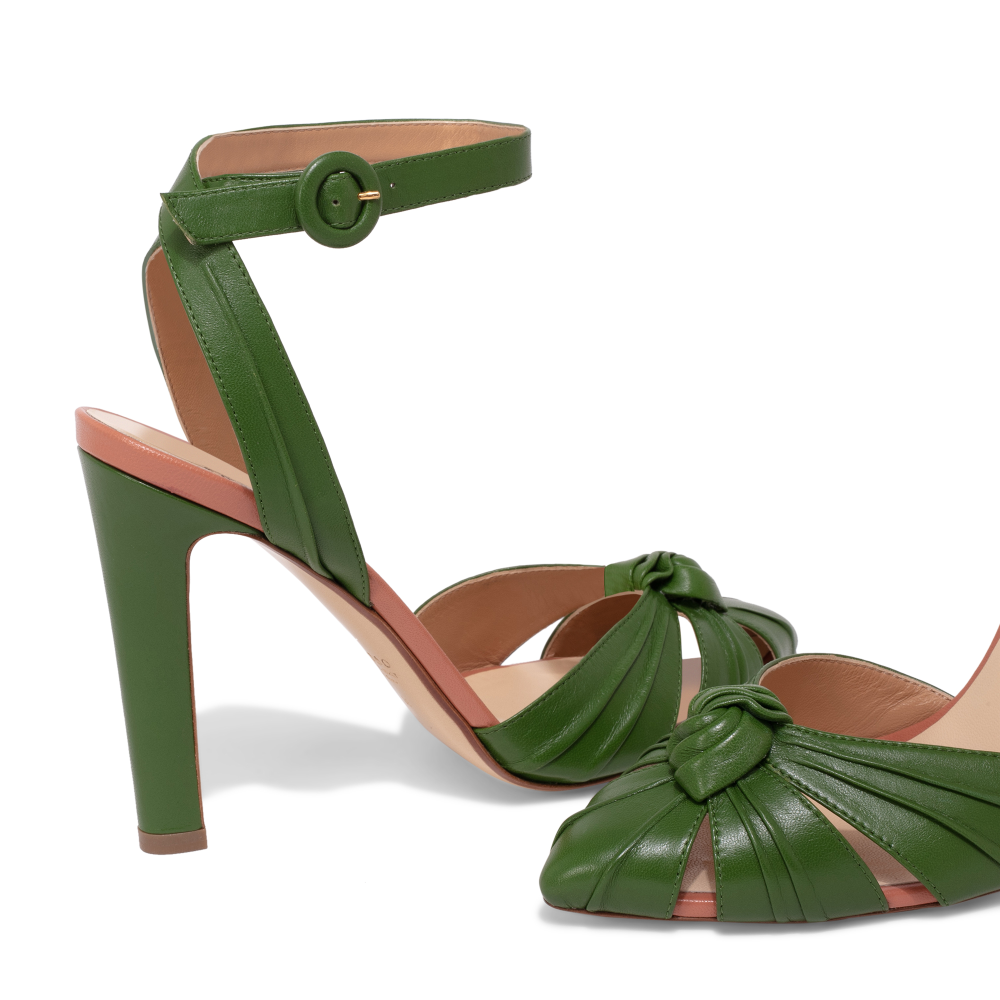 

Leather pumps, Green