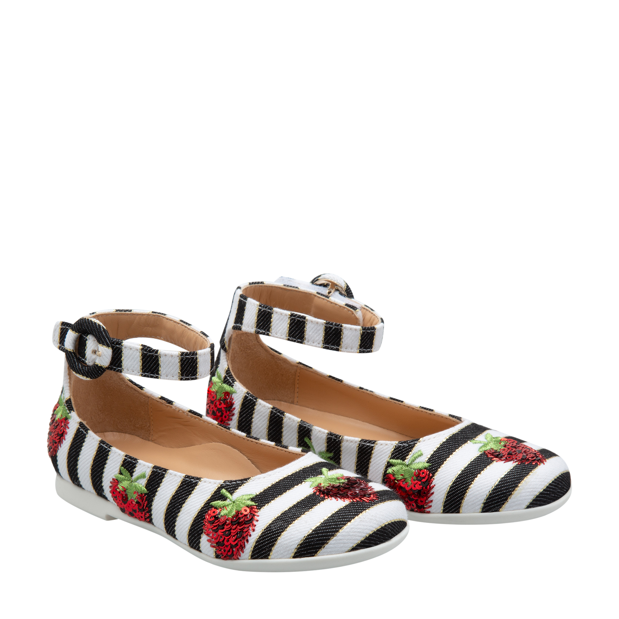 

Embellished ballet flats, Black