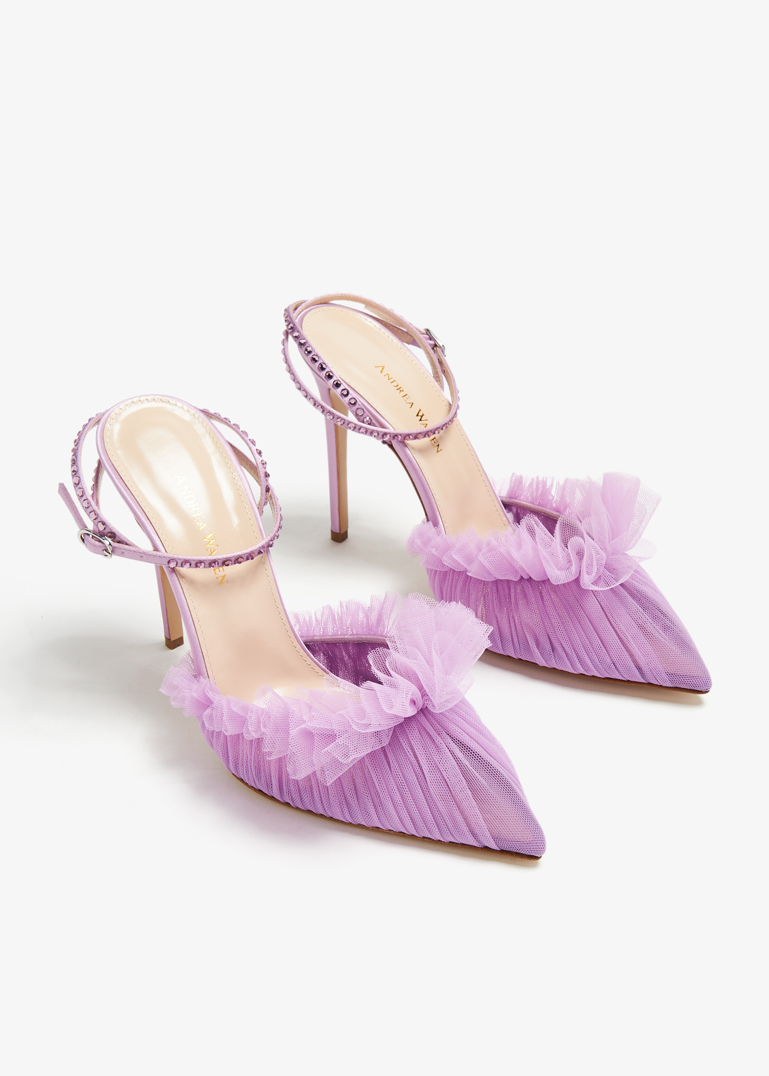 Andrea Wazen Franca Glitz pumps for Women - Purple in UAE