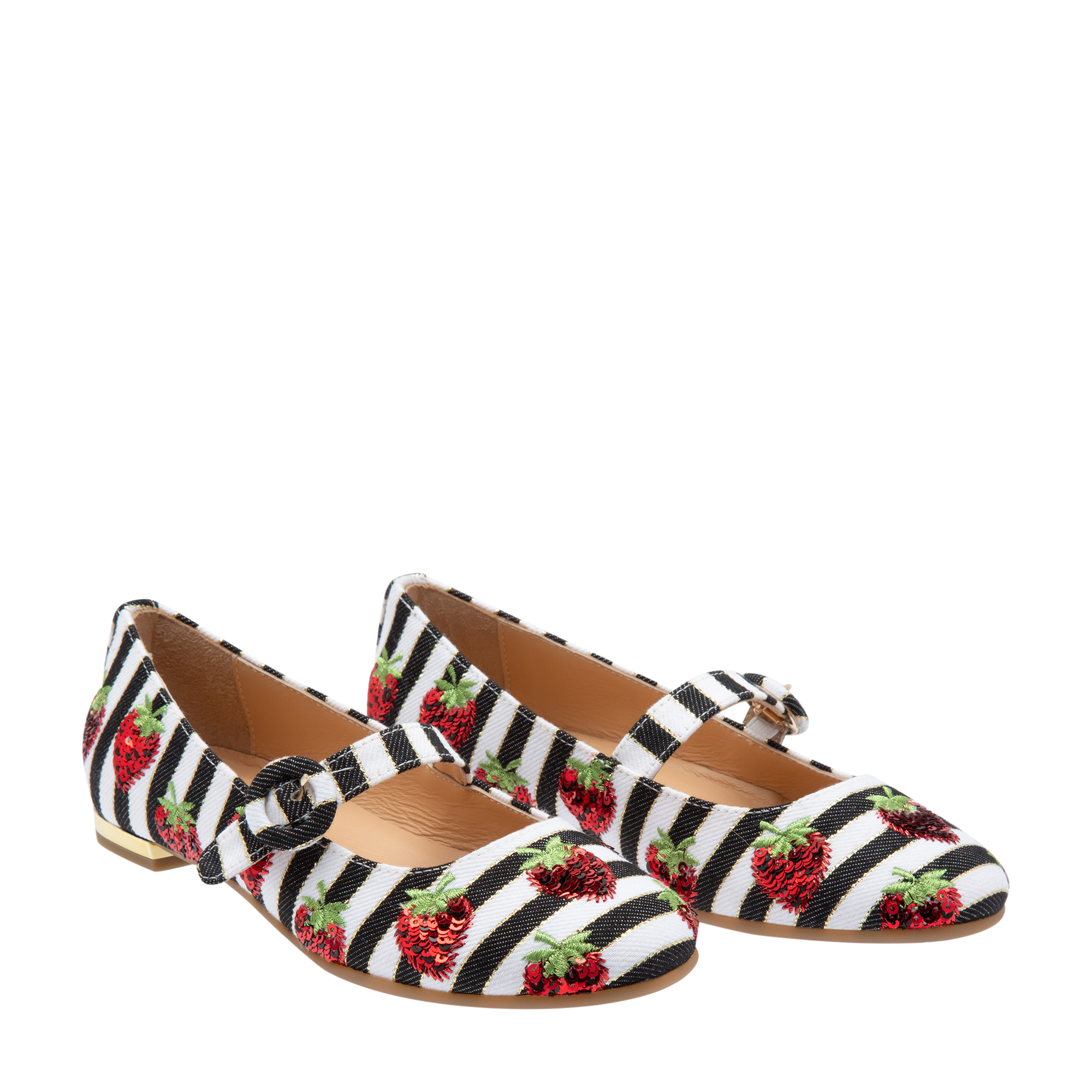 

Embellished ballet flats, Black
