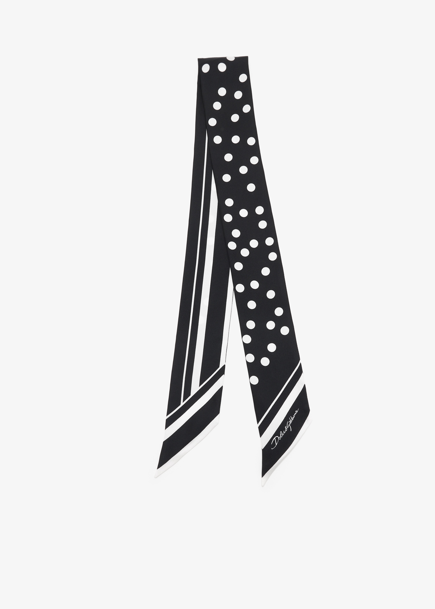 

Polka-dot bandeau scarf, Printed