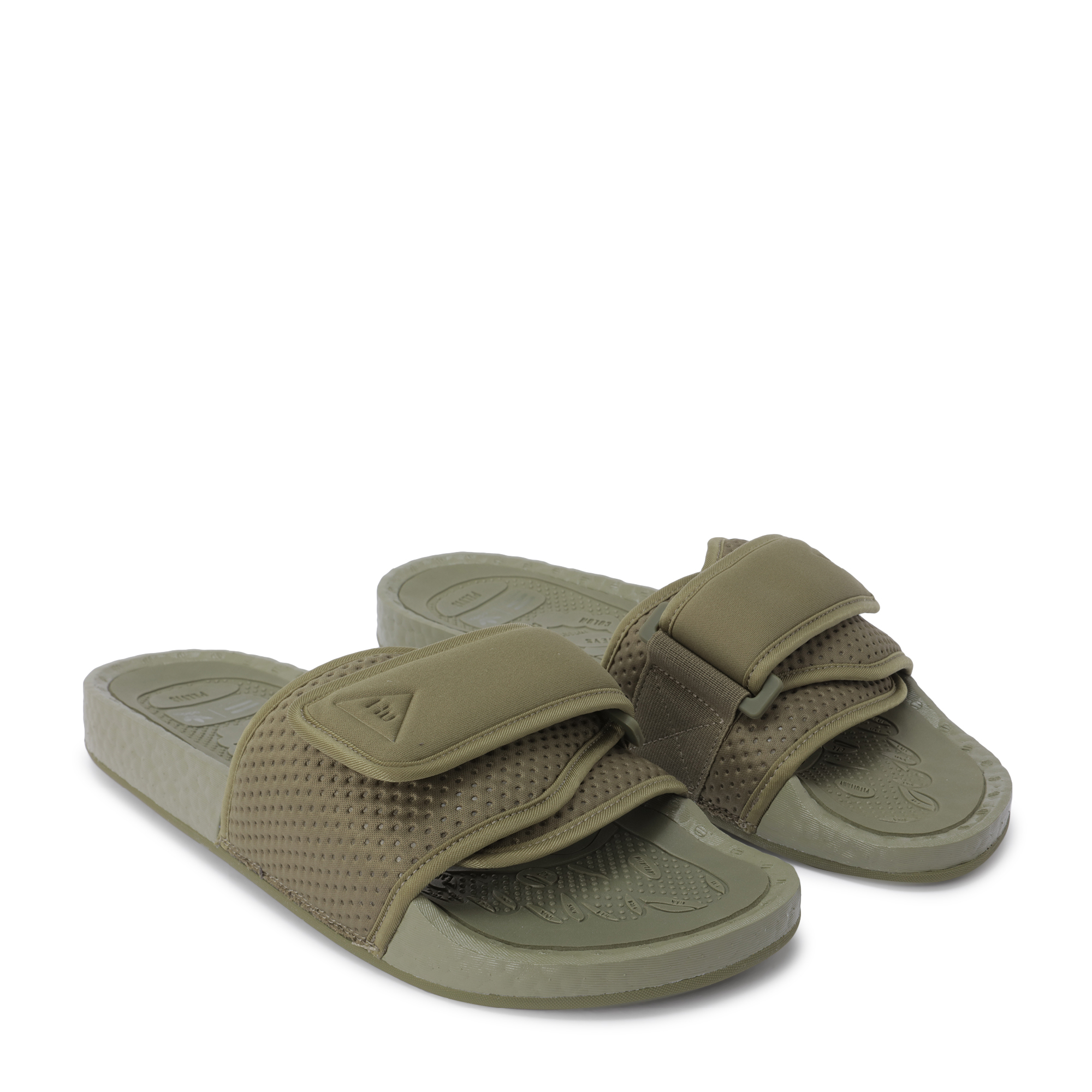 

x Pharrell Williams Boost slides, Green