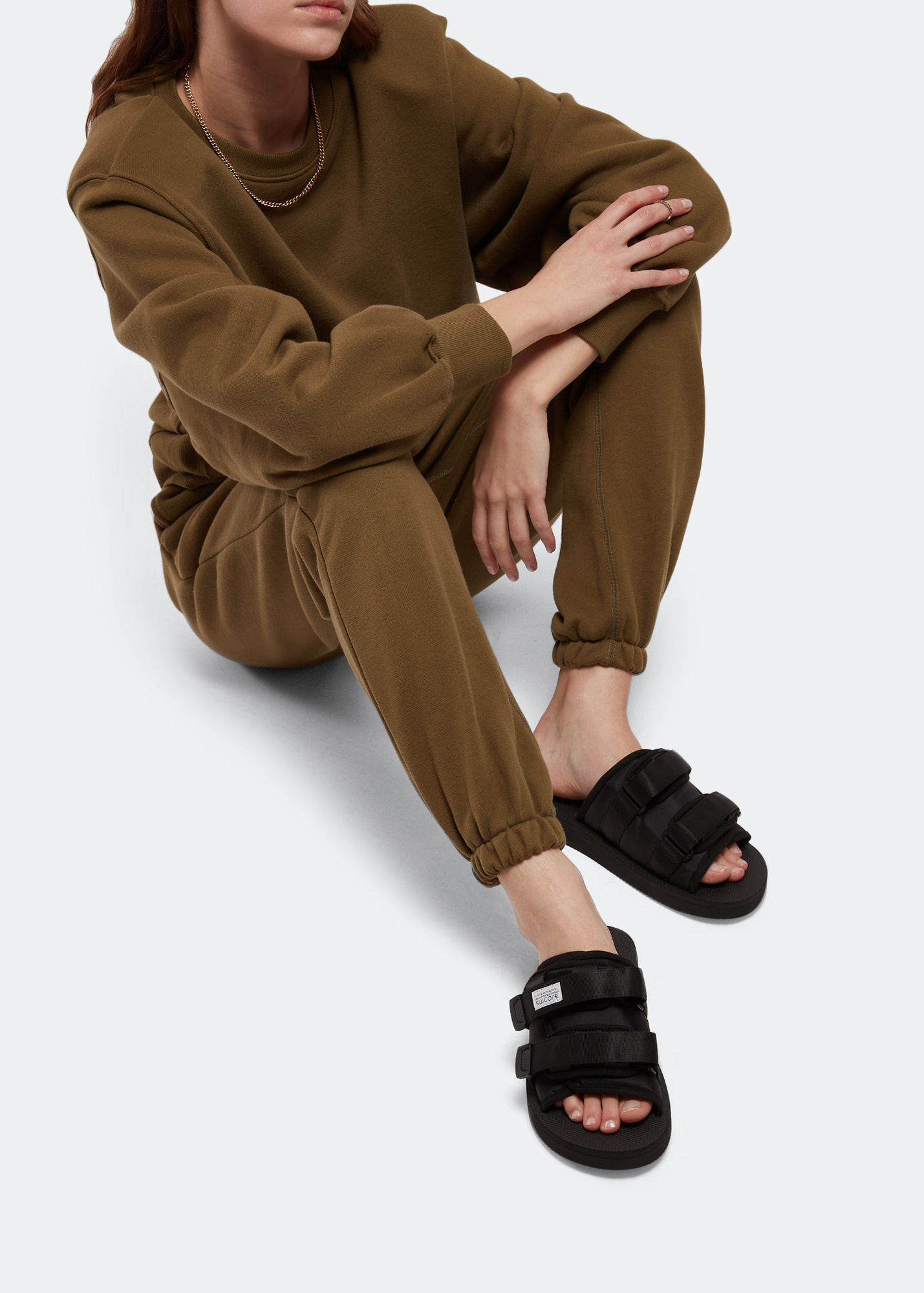 

Moto-Cab sandals, Black